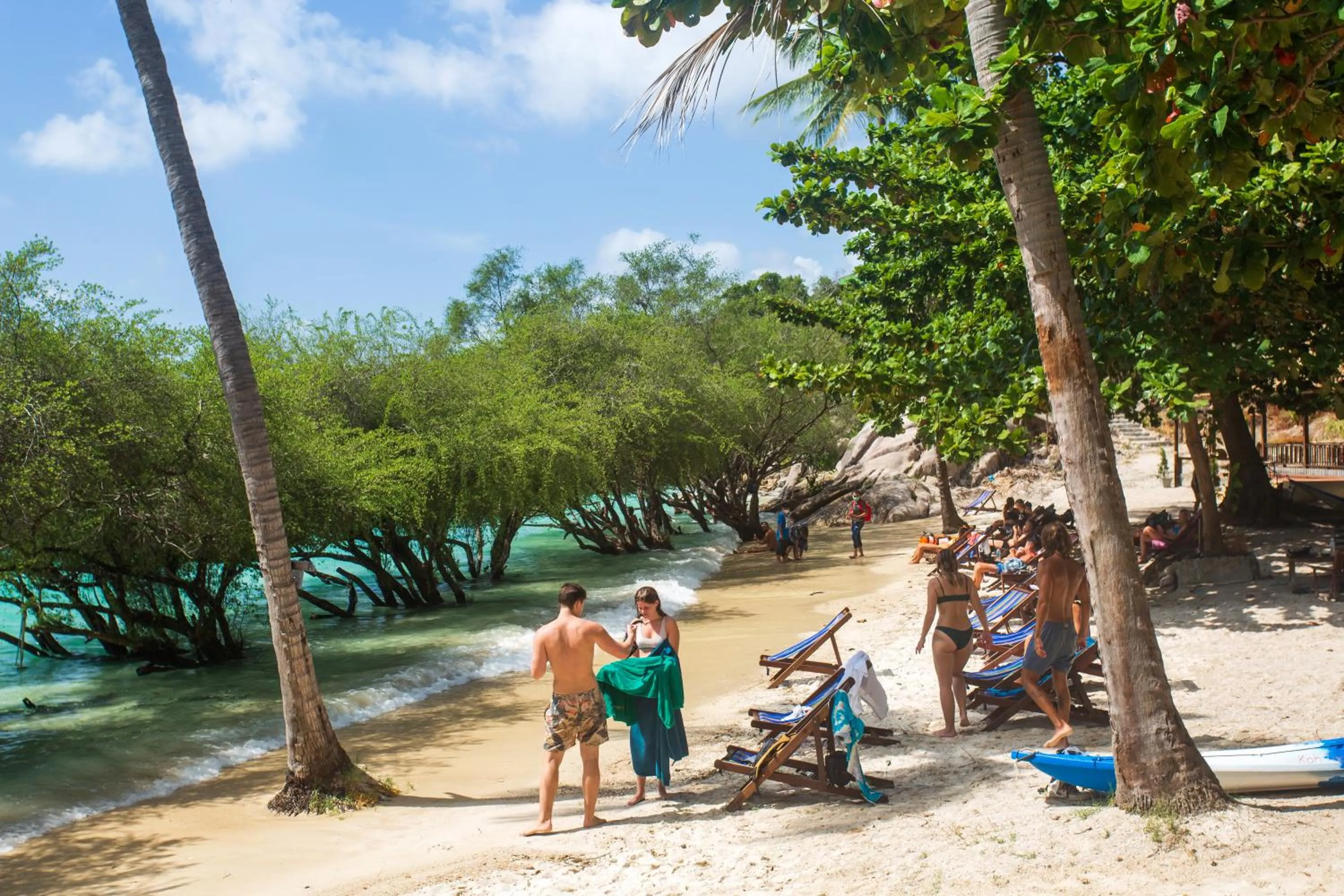 Seating area in Koh Tao Relax Freedom Beach Resort