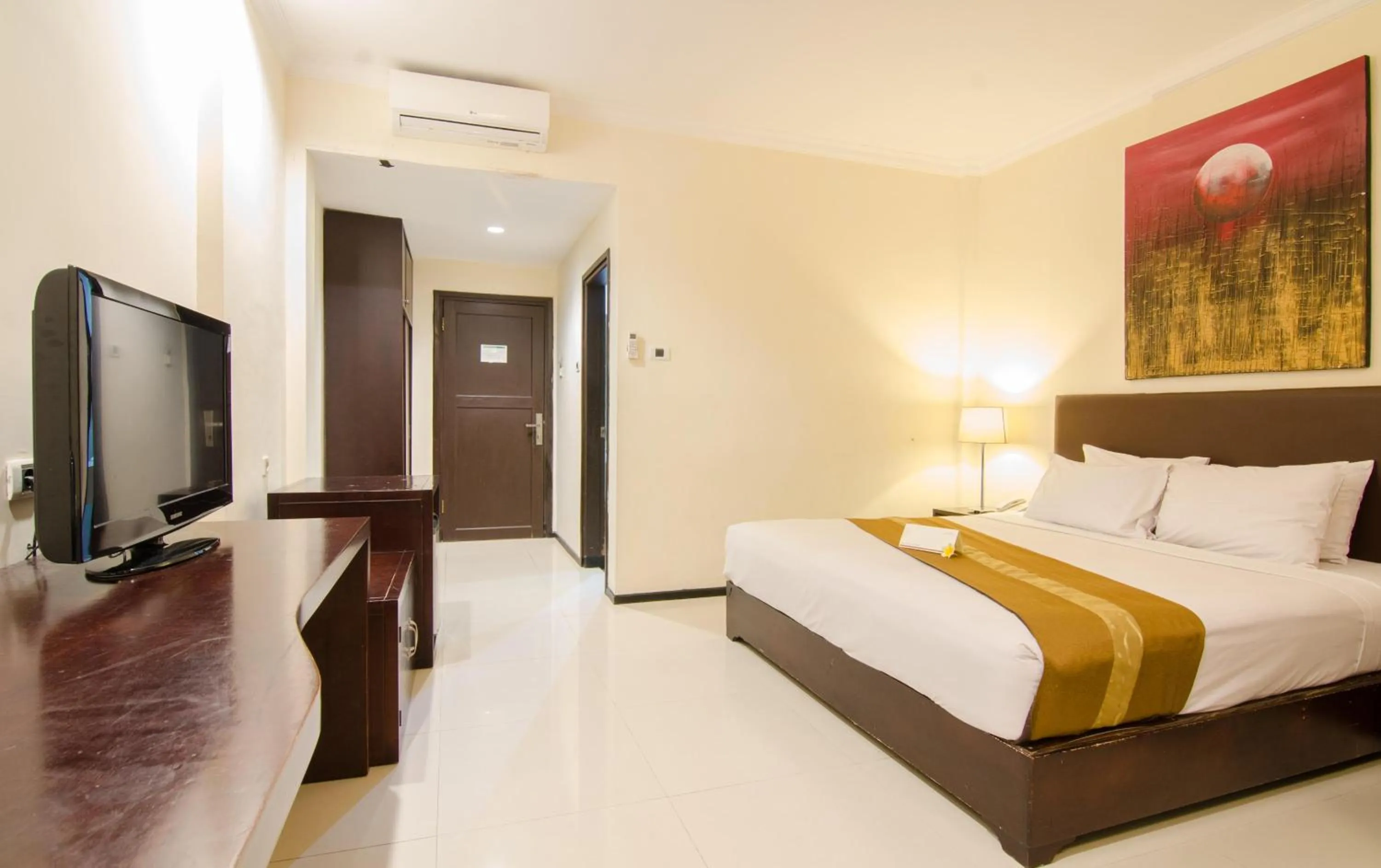 Bed in Hotel Montana Dua Malang