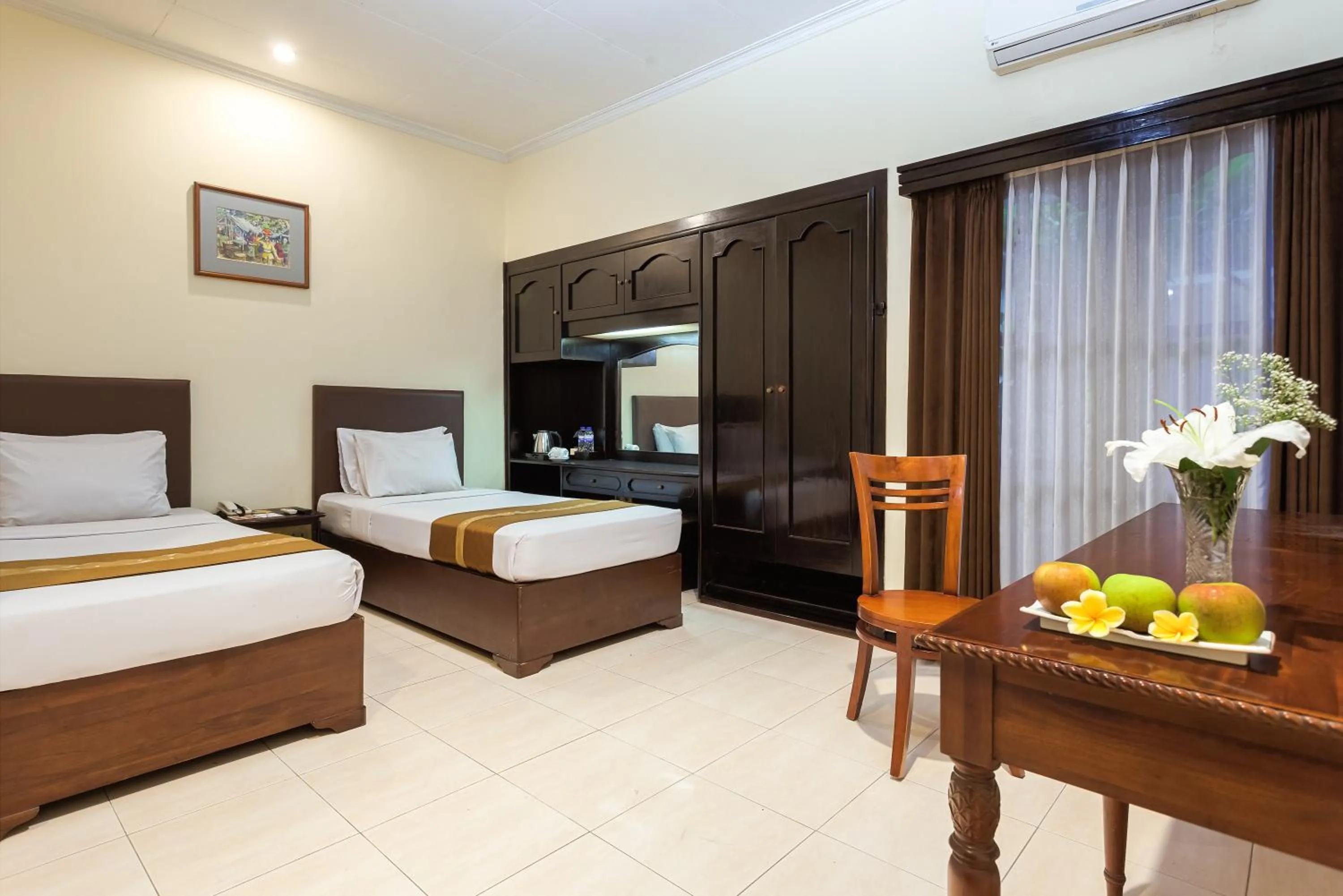 Bed in Hotel Montana Dua Malang