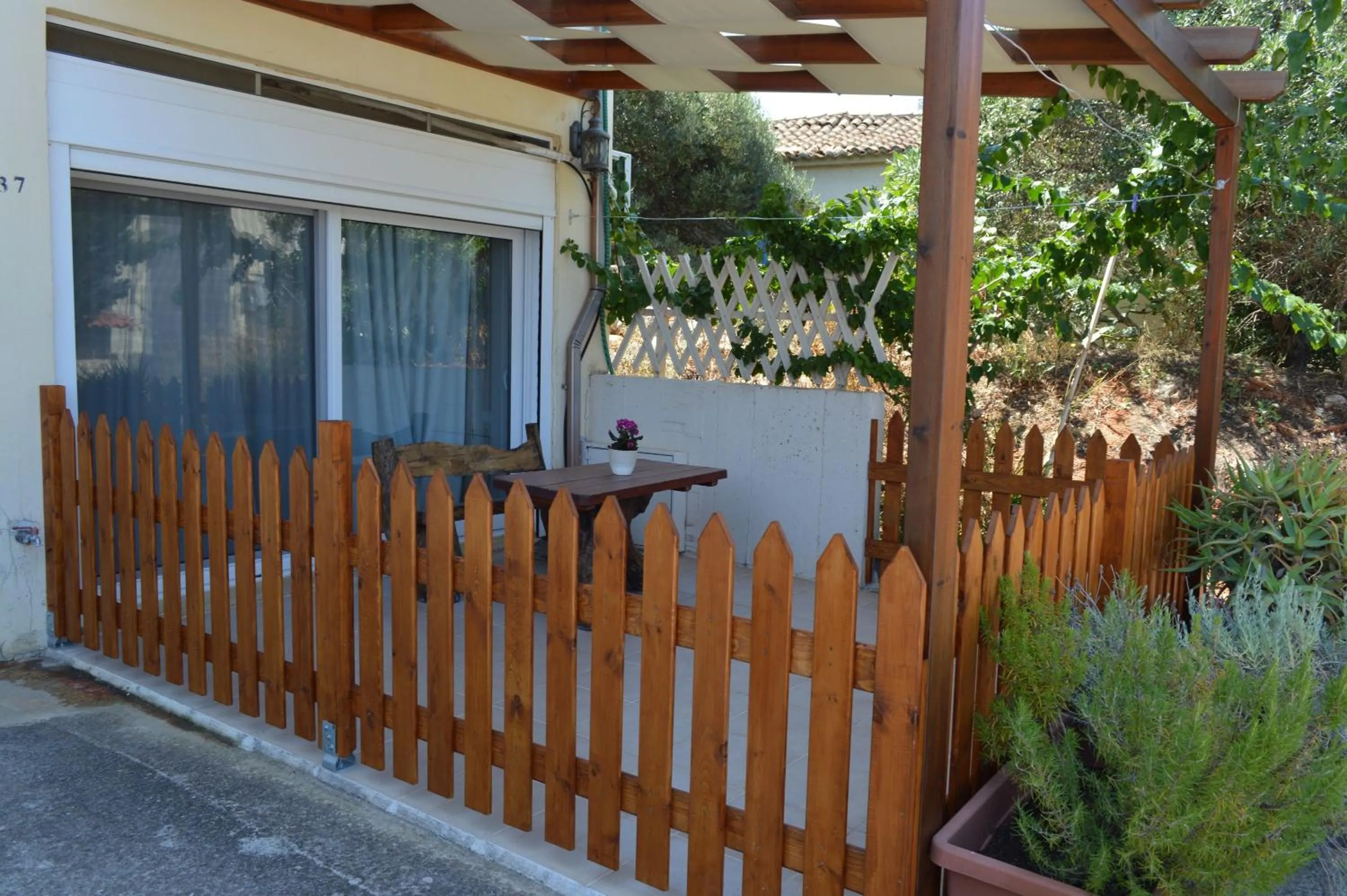 Patio in Best House,Appartments,Pylos Messinias