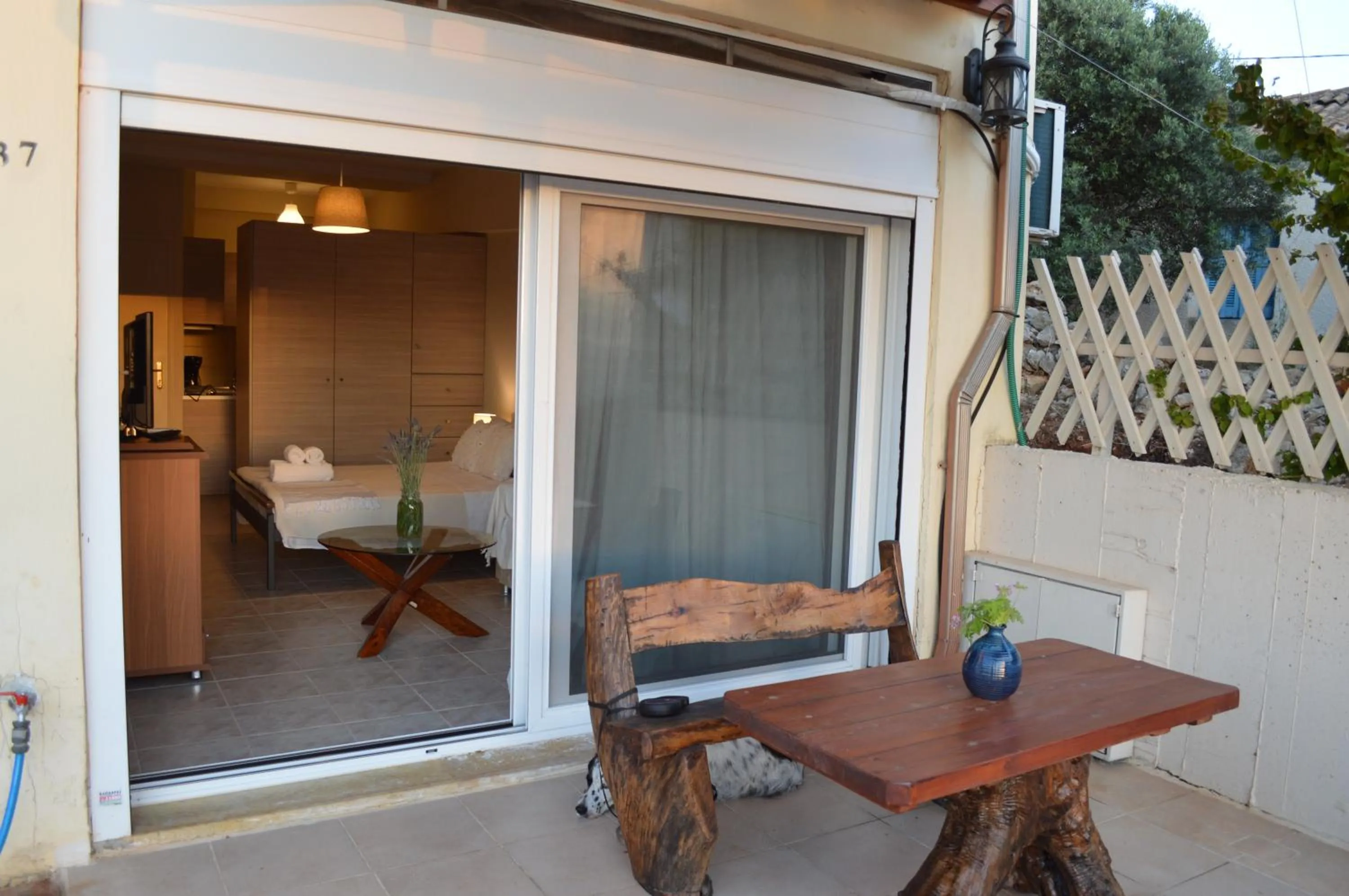 Patio in Best House,Appartments,Pylos Messinias