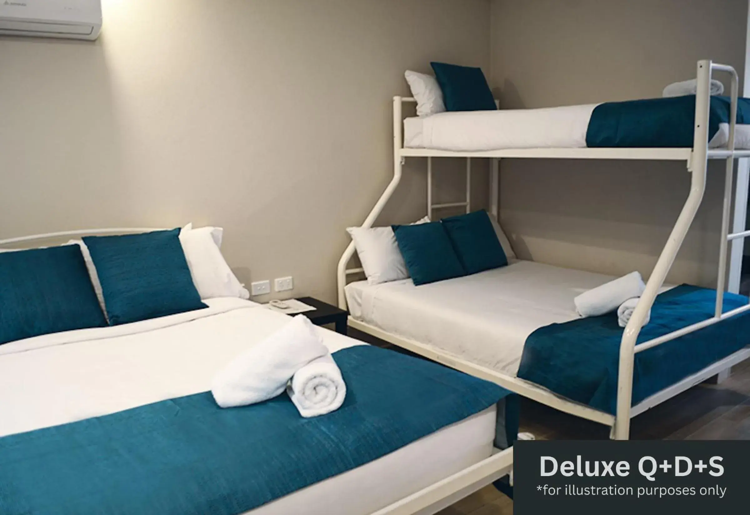 Bed in Marco Polo Motor Inn Sydney Hotel Bed in Marco Polo Motor Inn Sydney Hotel