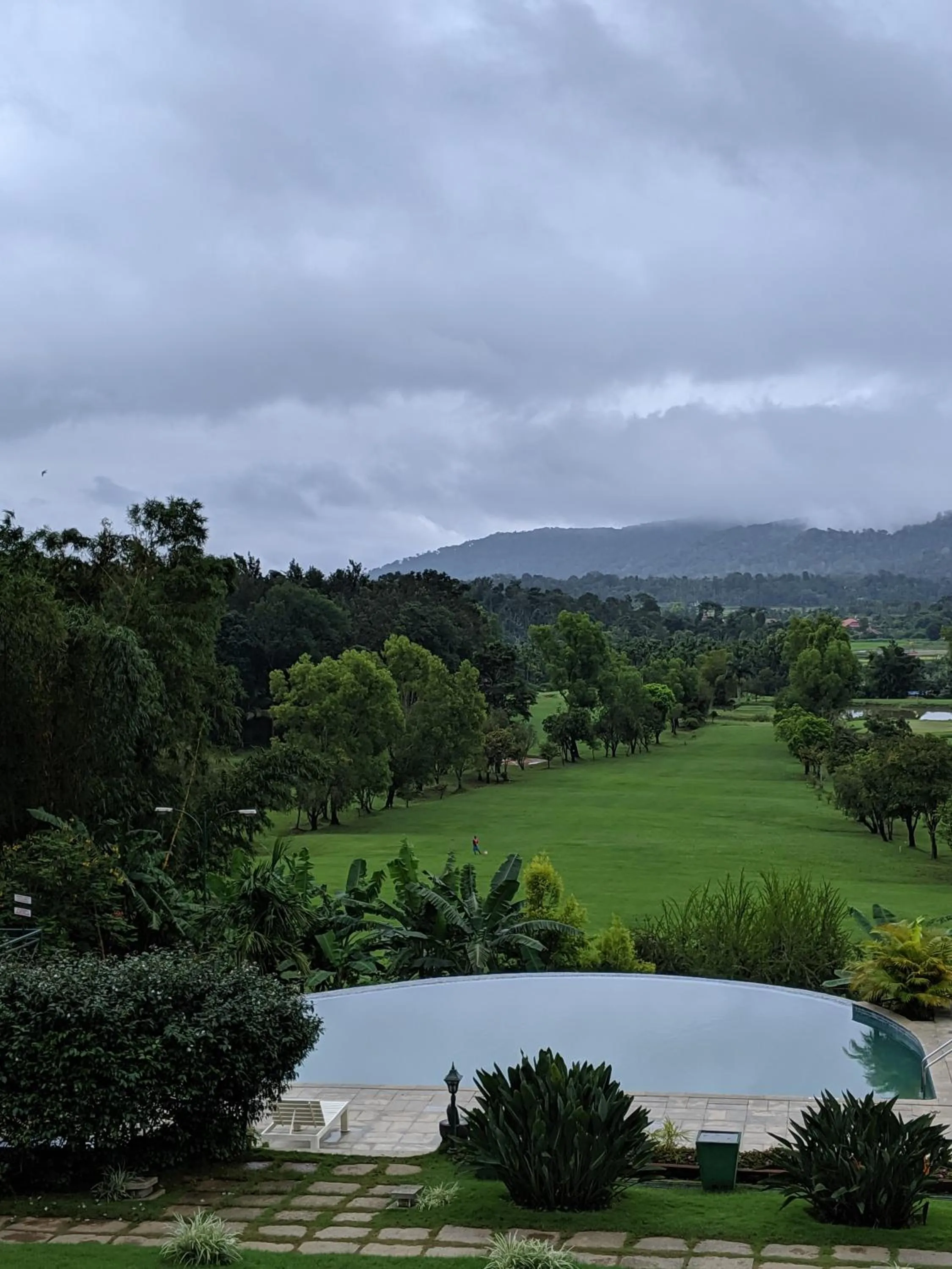 Pool view in Amritara Ambatty Greens Resort