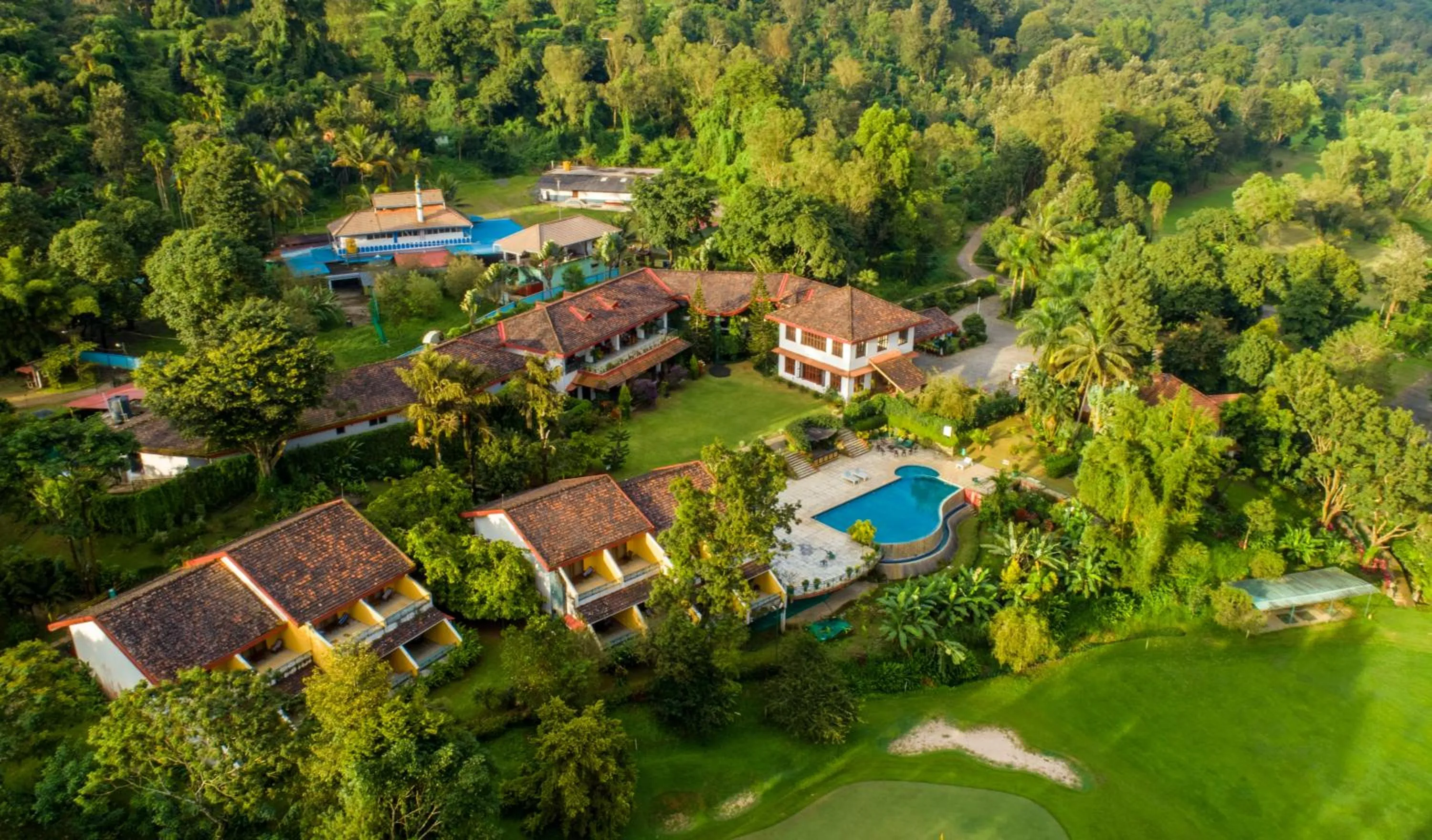 Bird's eye view in Amritara Ambatty Greens Resort