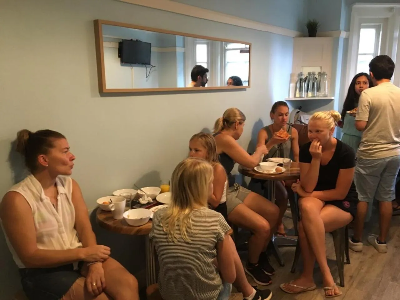 Communal kitchen in Highfield Private Hotel