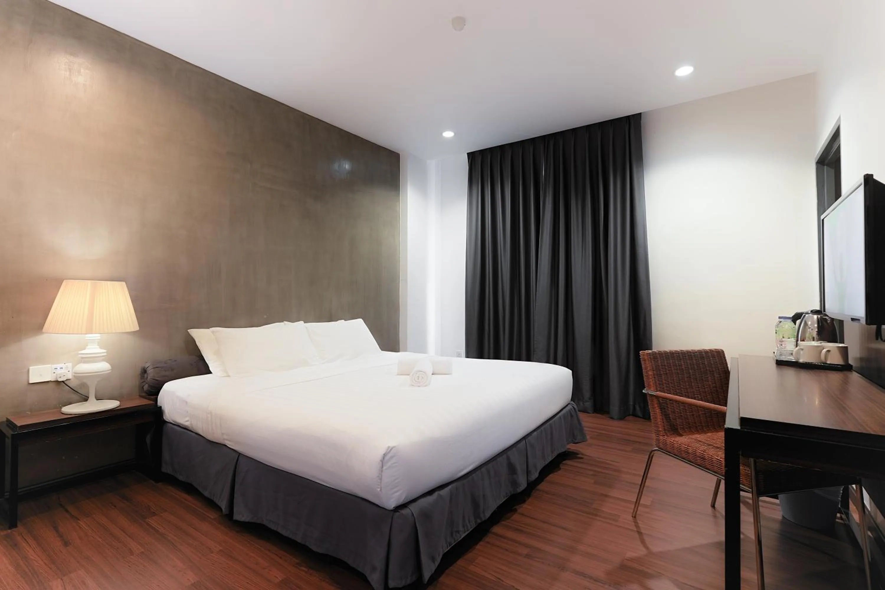 Bed in T+ Hotel Sungai Korok