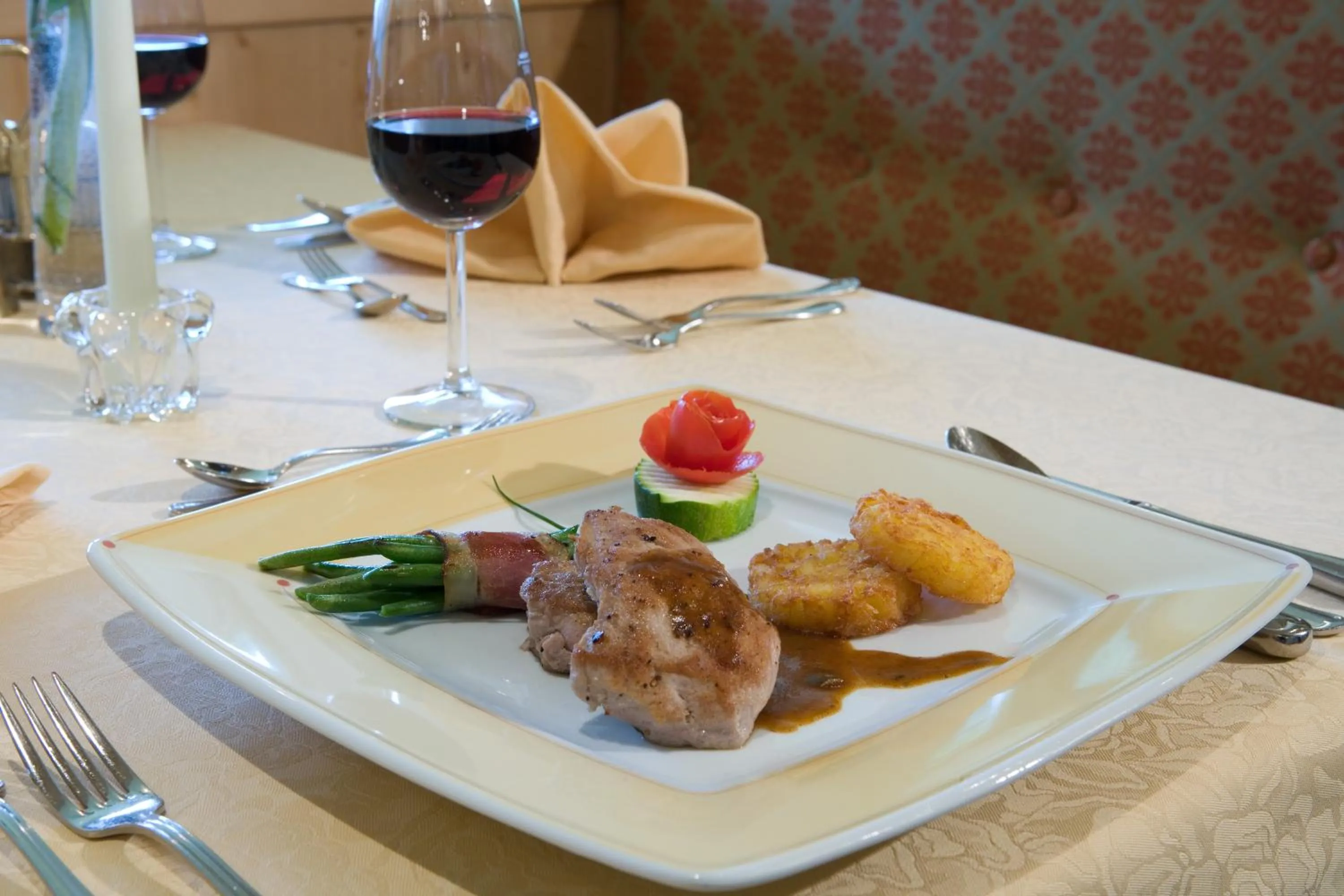 Food close-up in Hotel Bergland