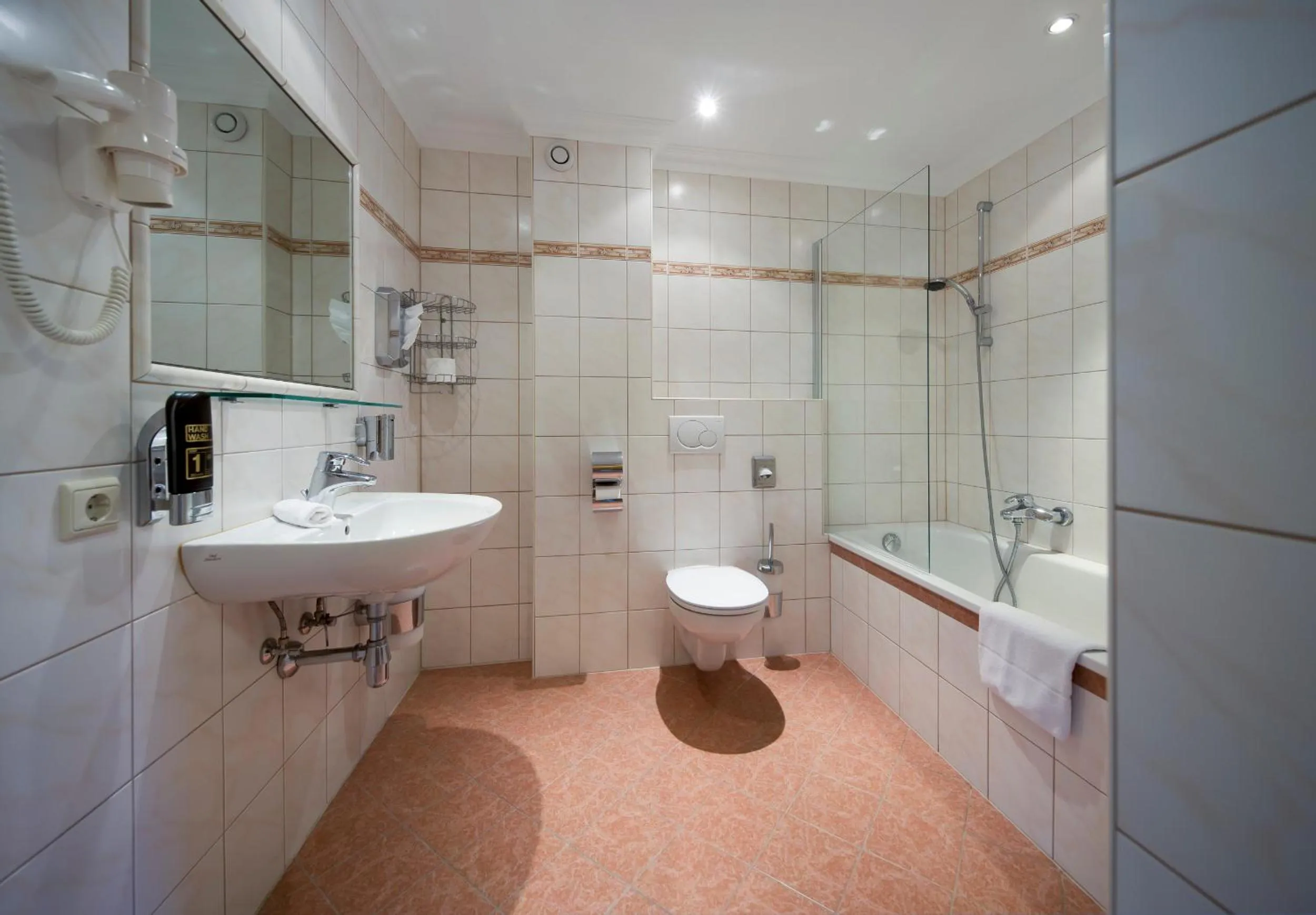 Bathroom in Hotel Bergland