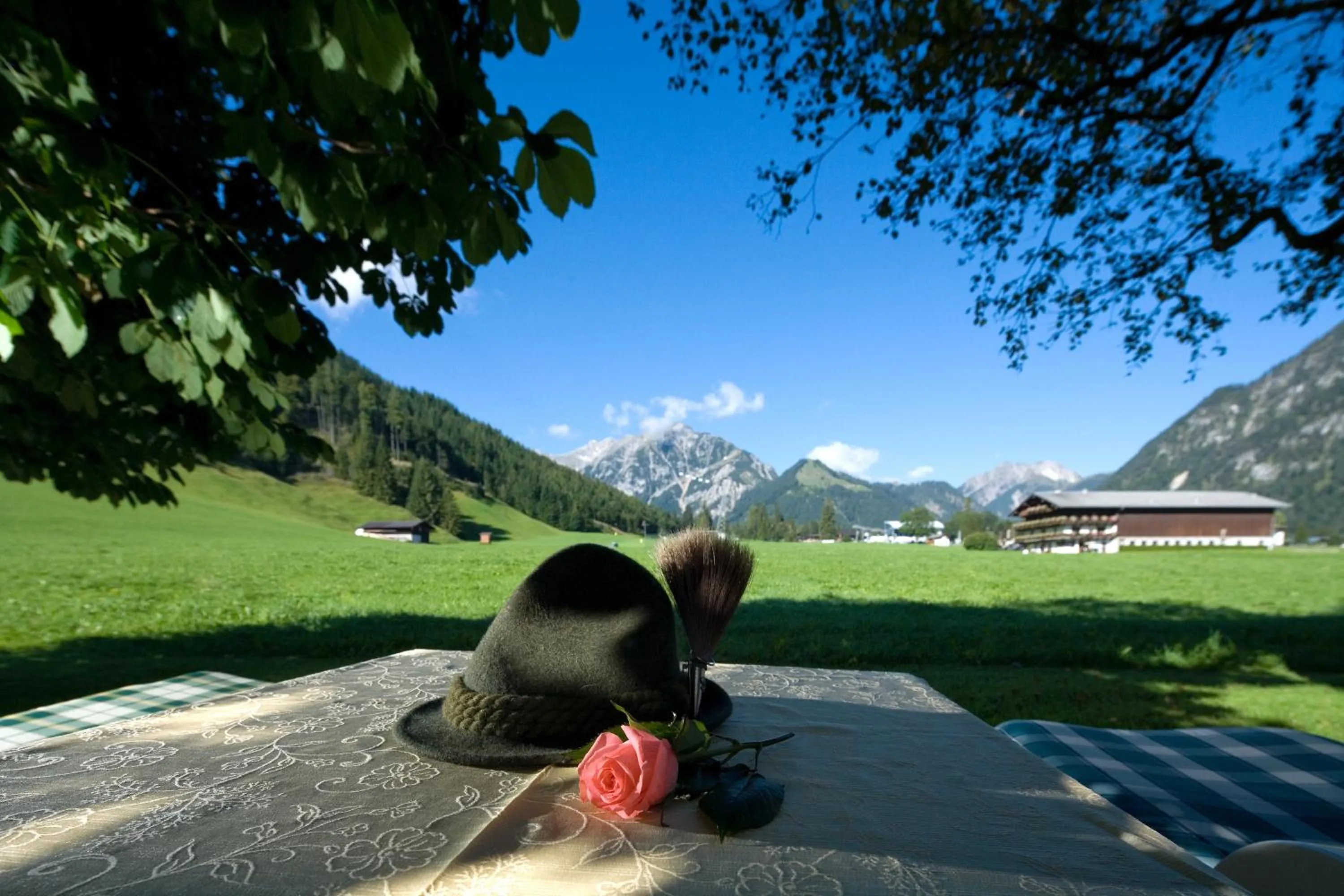 Garden in Hotel Bergland