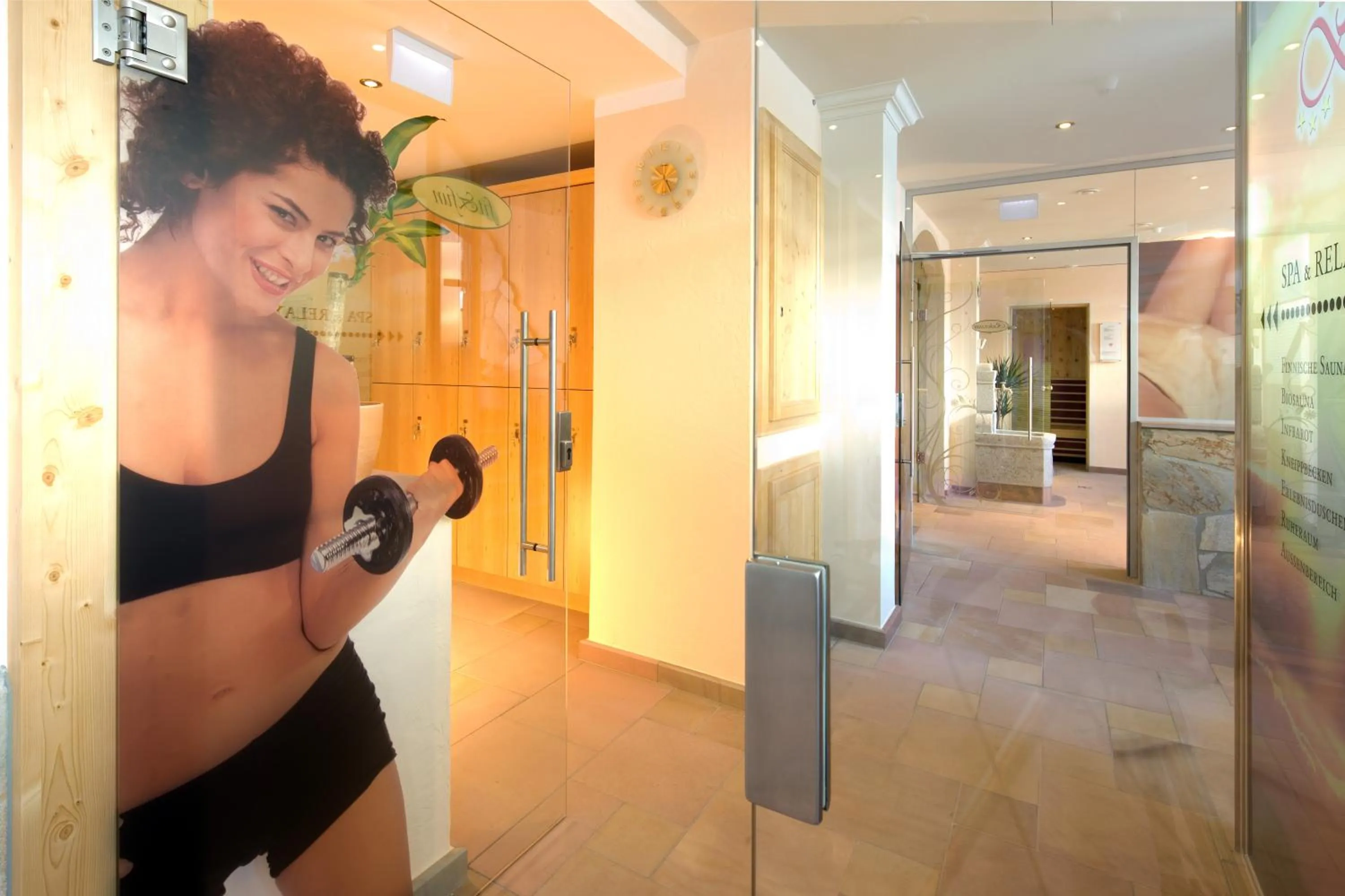 Fitness centre/facilities in Hotel Bergland