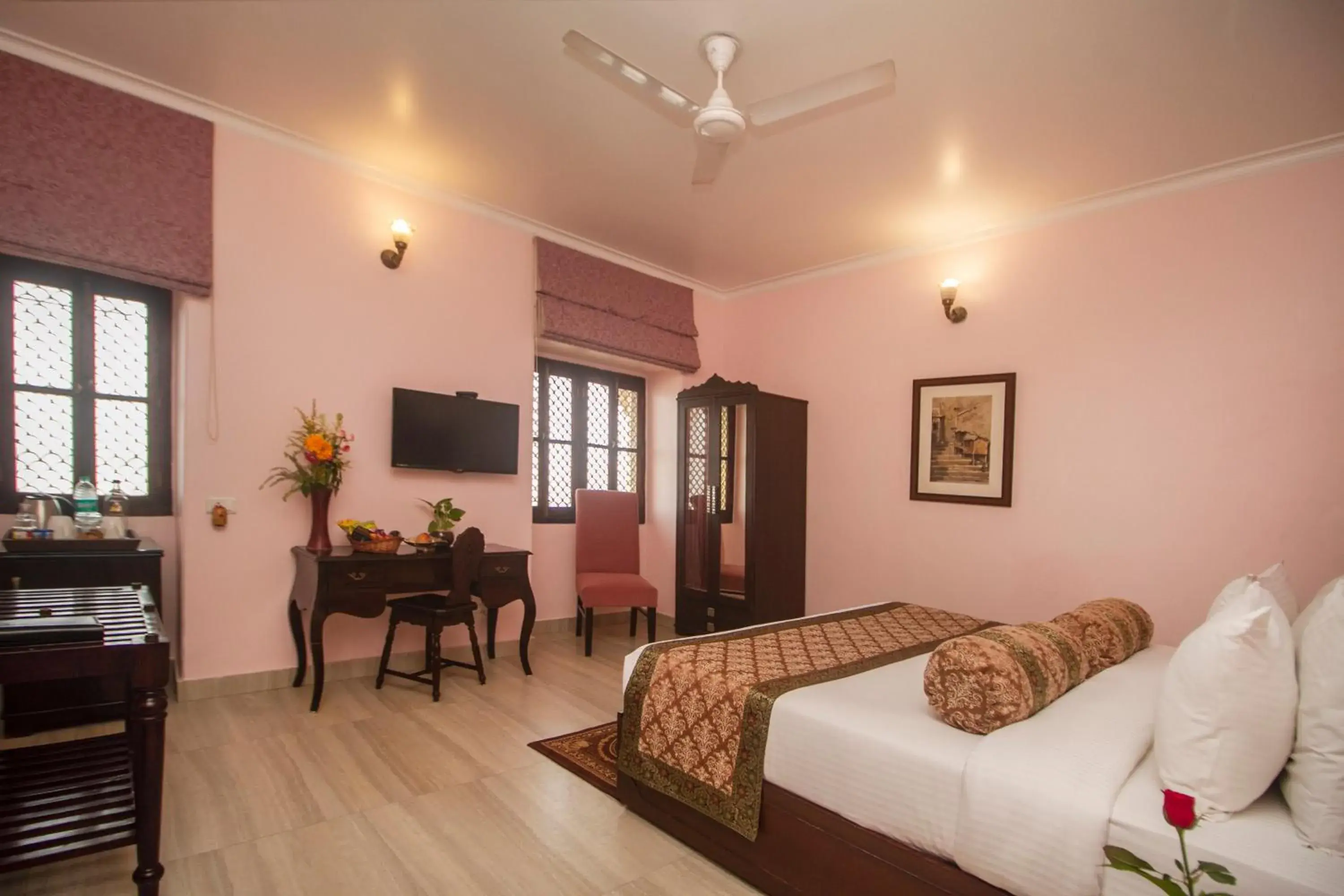 Bedroom, Bed in Amritara Suryauday Haveli Bedroom, Bed in Amritara Suryauday Haveli