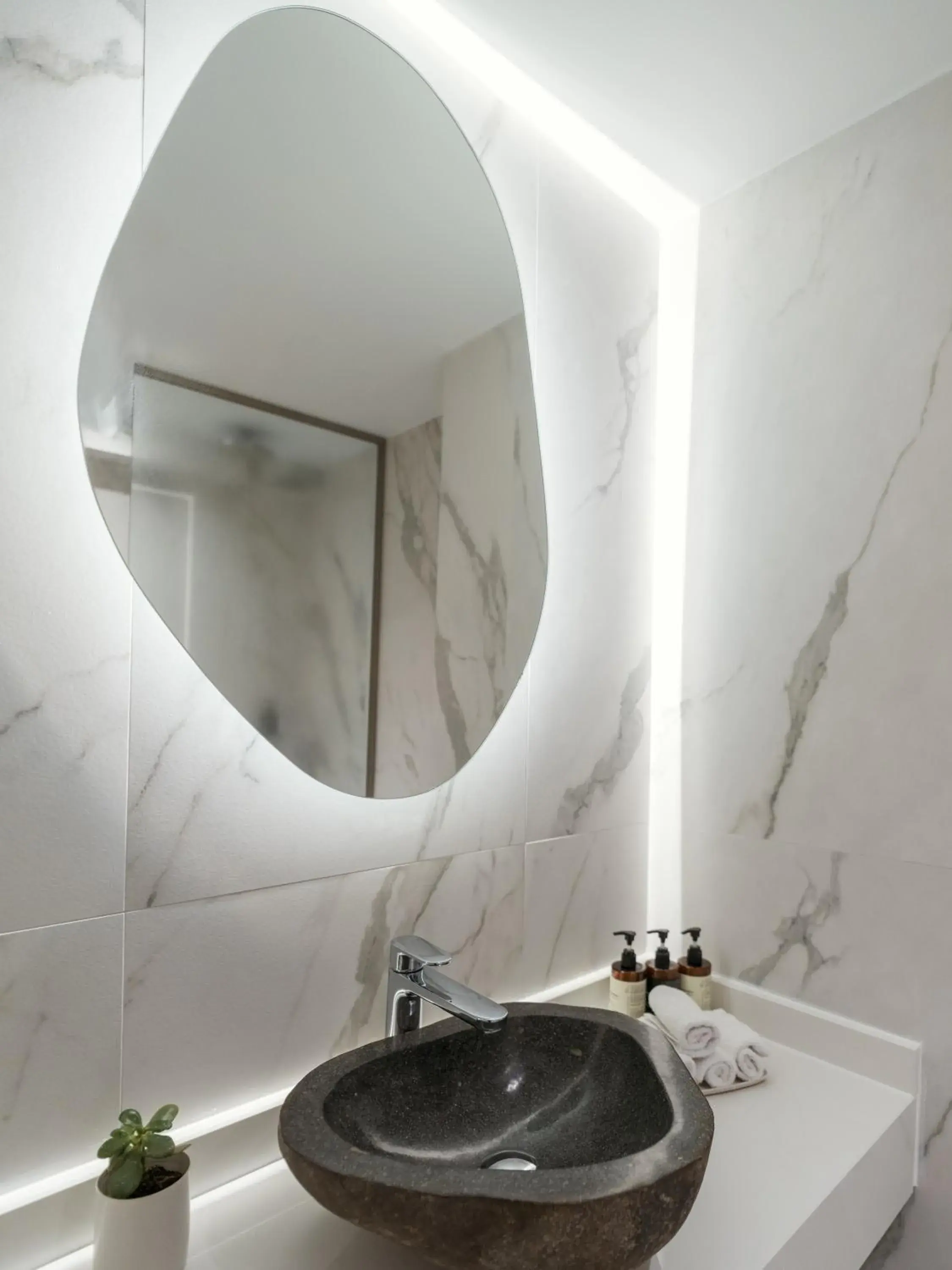 Bathroom in Domes Noruz Kassandra, Halkidiki - Adults Only Bathroom in Domes Noruz Kassandra, Halkidiki - Adults Only