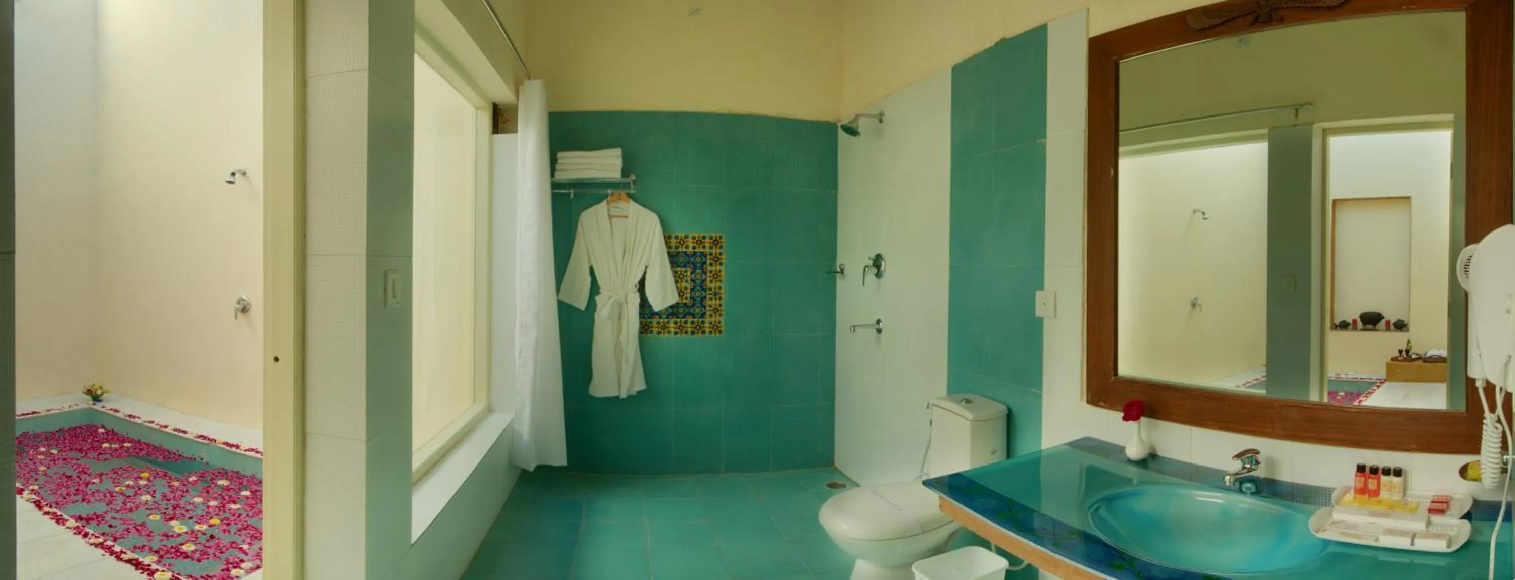 Bathroom in Aaram Baagh Pushkar by Pachar Group