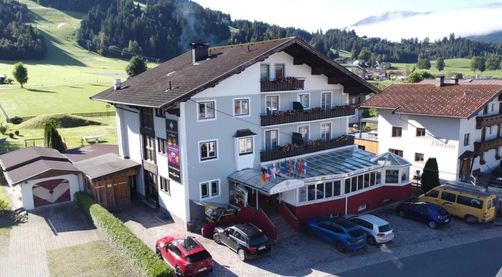 Property building in Hotel Alpenhof