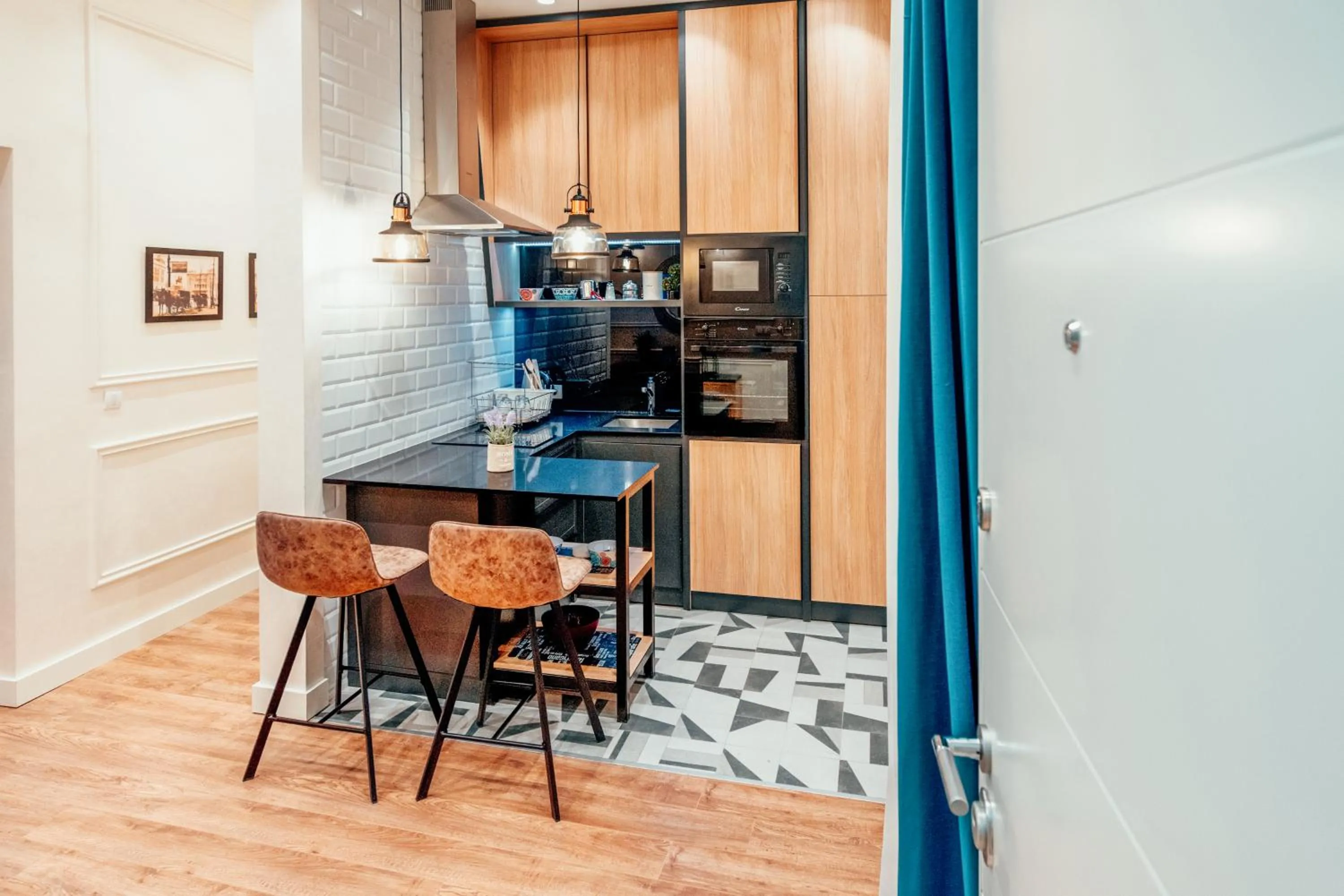 Kitchen or kitchenette in Miha Luxury Apartment