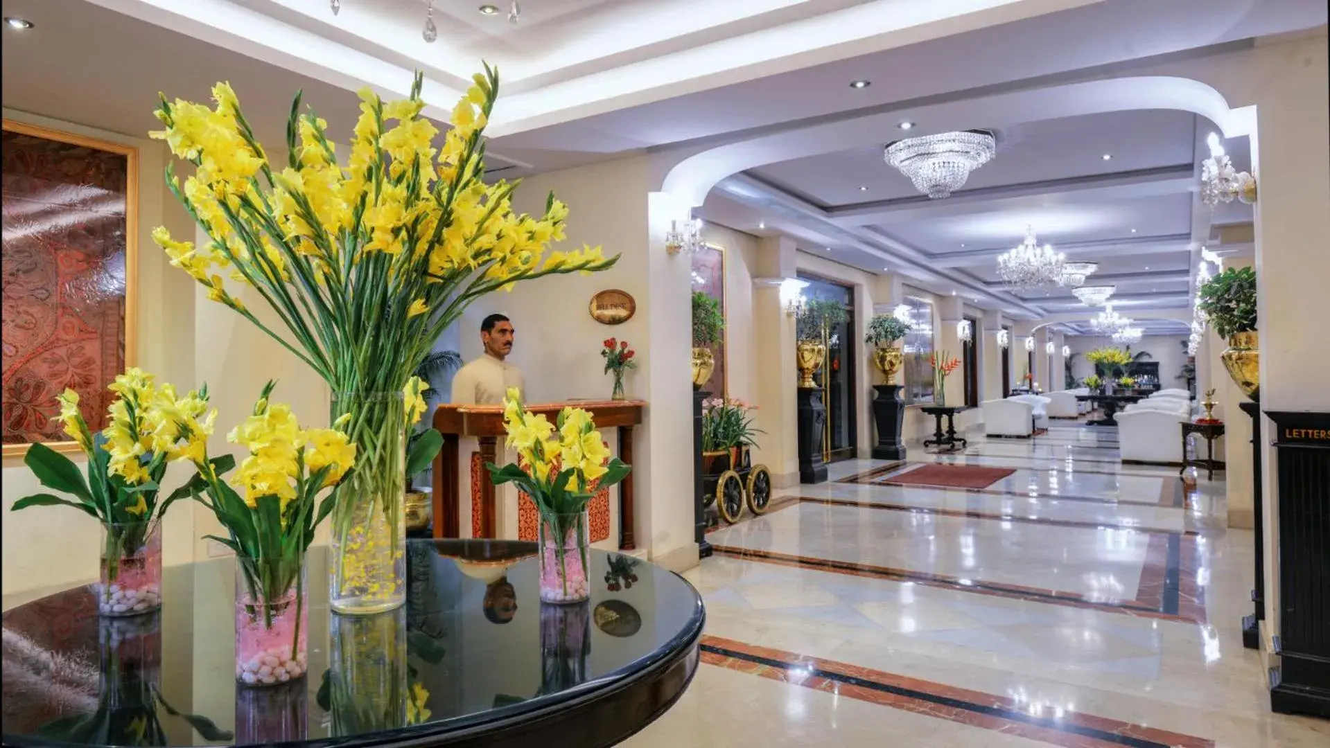 Lobby or reception in Hotel Clarks Varanasi Limited Lobby or reception in Hotel Clarks Varanasi Limited