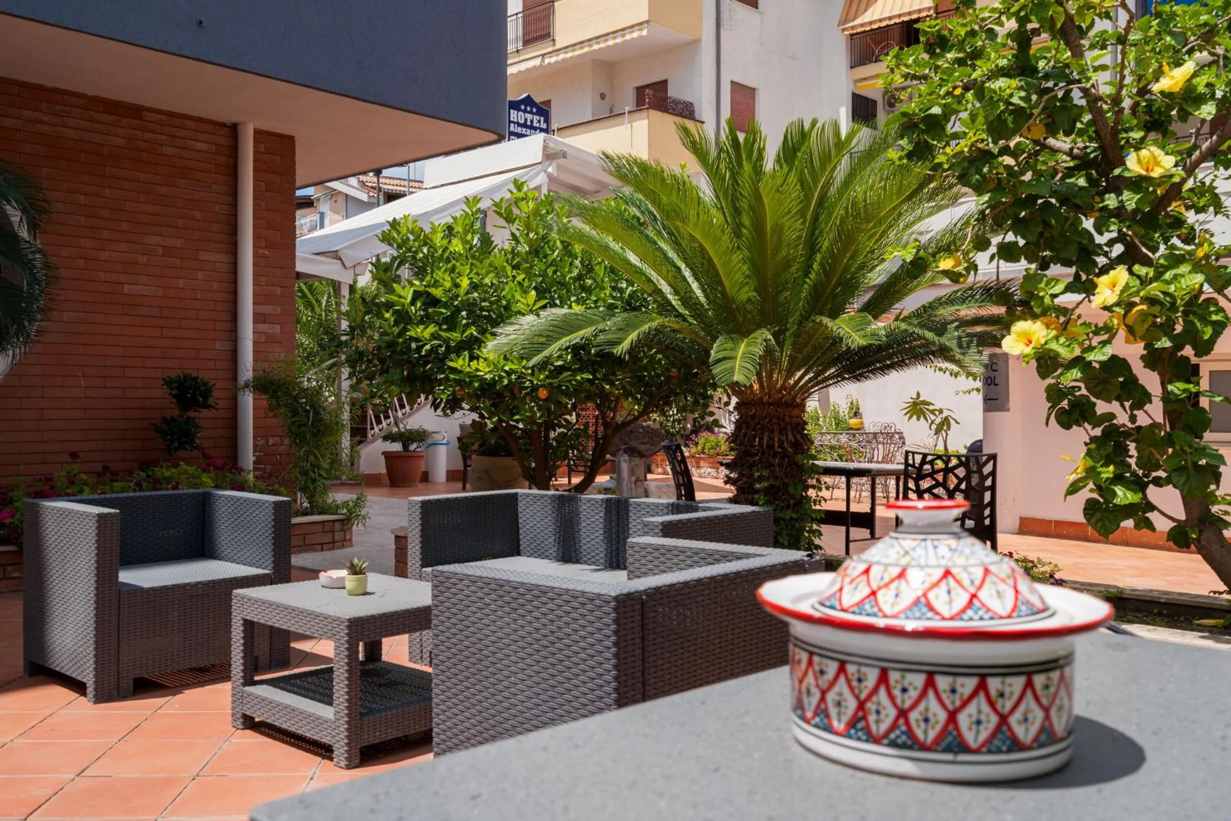 Garden in Hotel Alexander