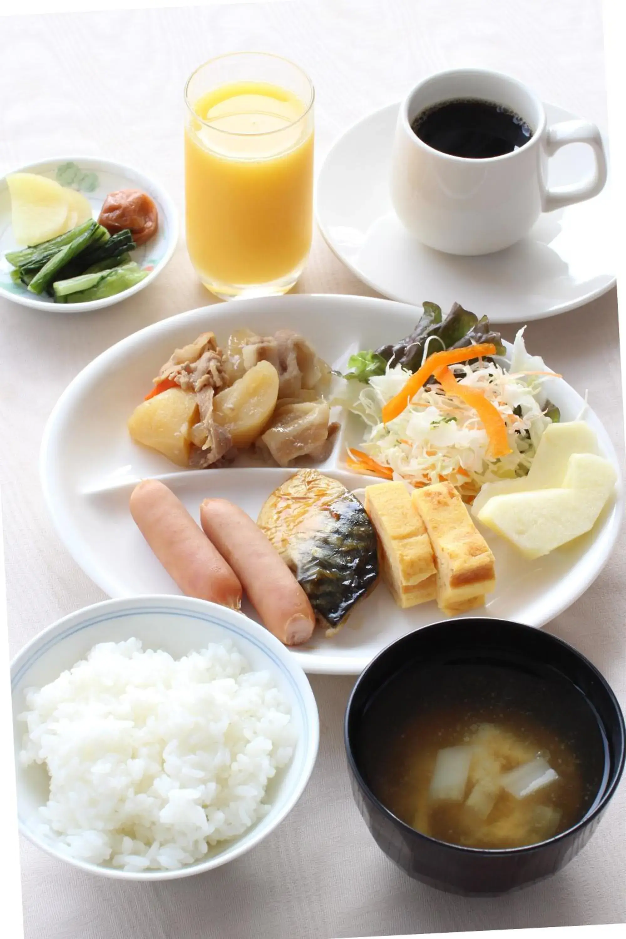 Food, Breakfast in Hotel Matsumoto Yorozuya