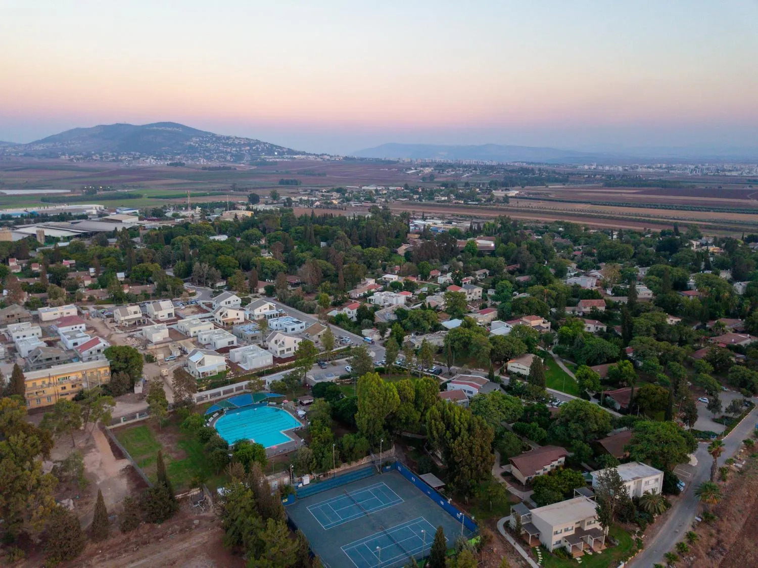 Bird's eye view in Holiday Village Kibbutz Mizra