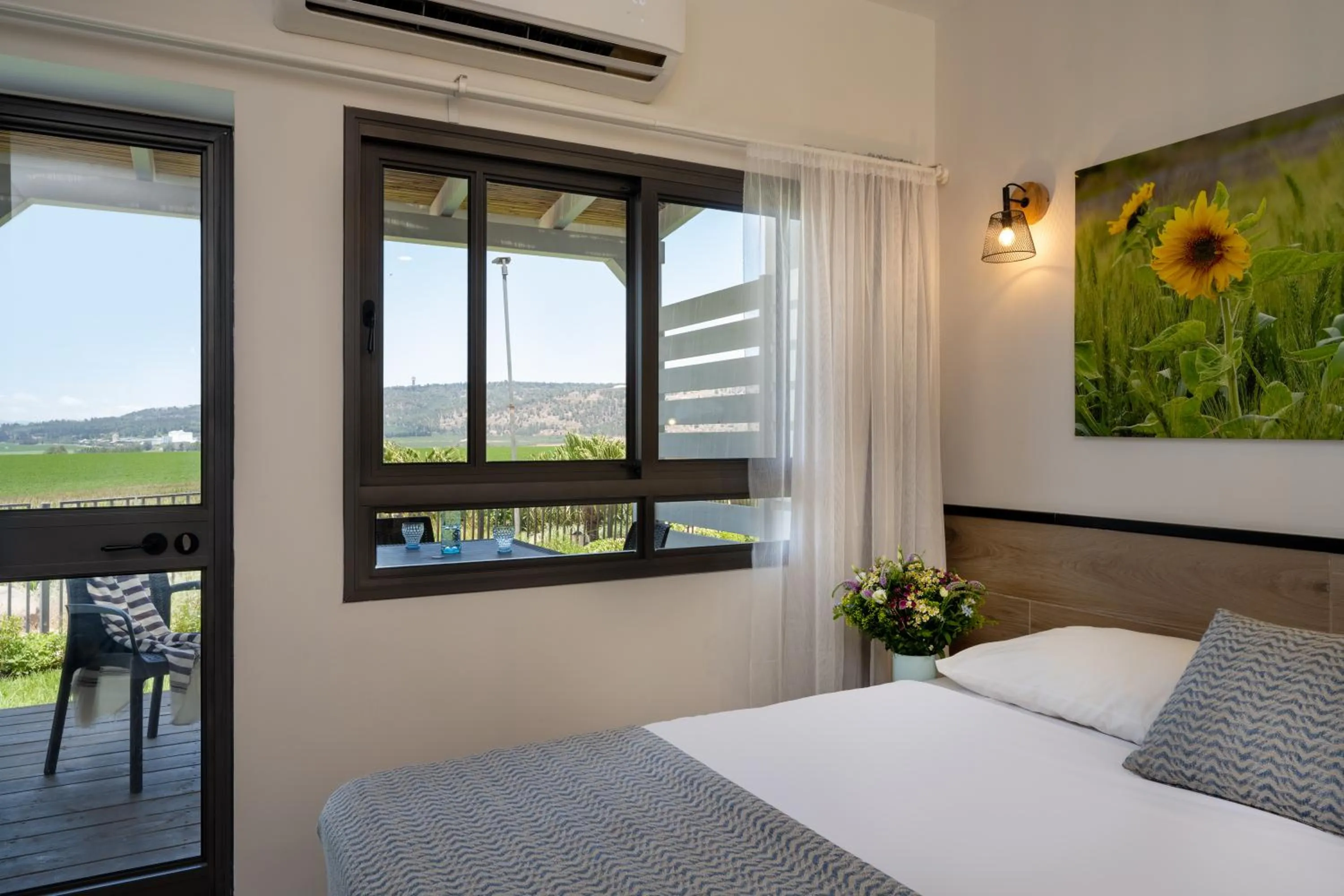 Photo of the whole room, Bed in Holiday Village Kibbutz Mizra