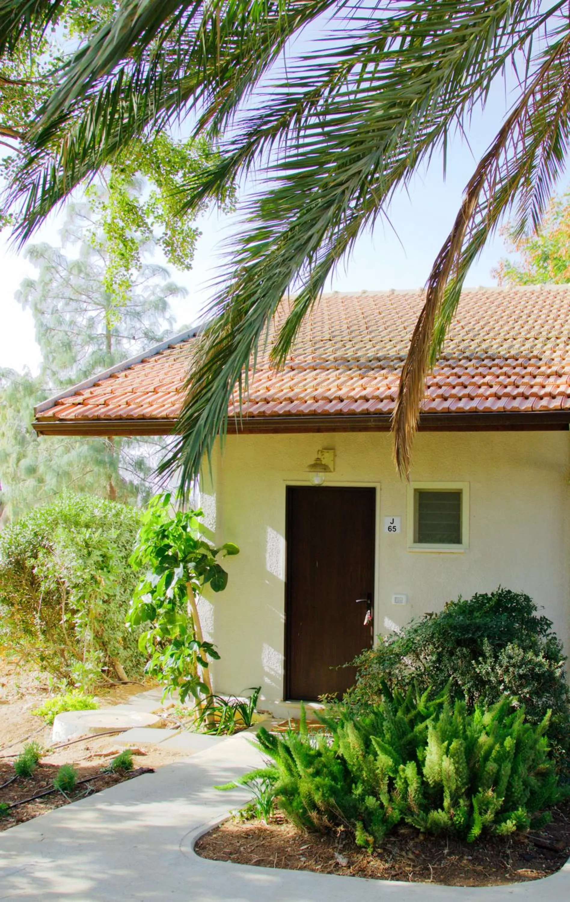 Facade/entrance in Holiday Village Kibbutz Mizra