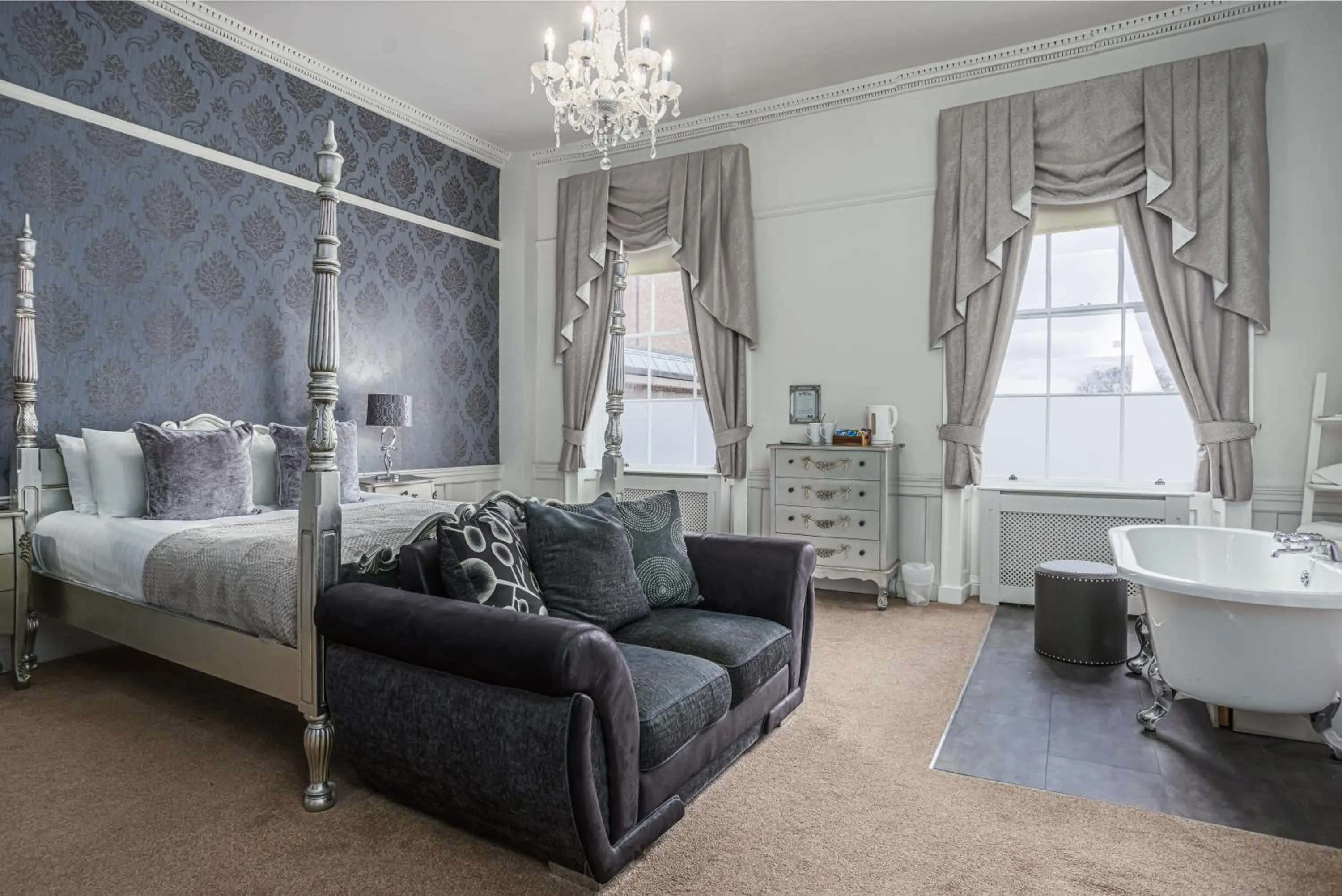 Bedroom, Bed in The Pied Bull