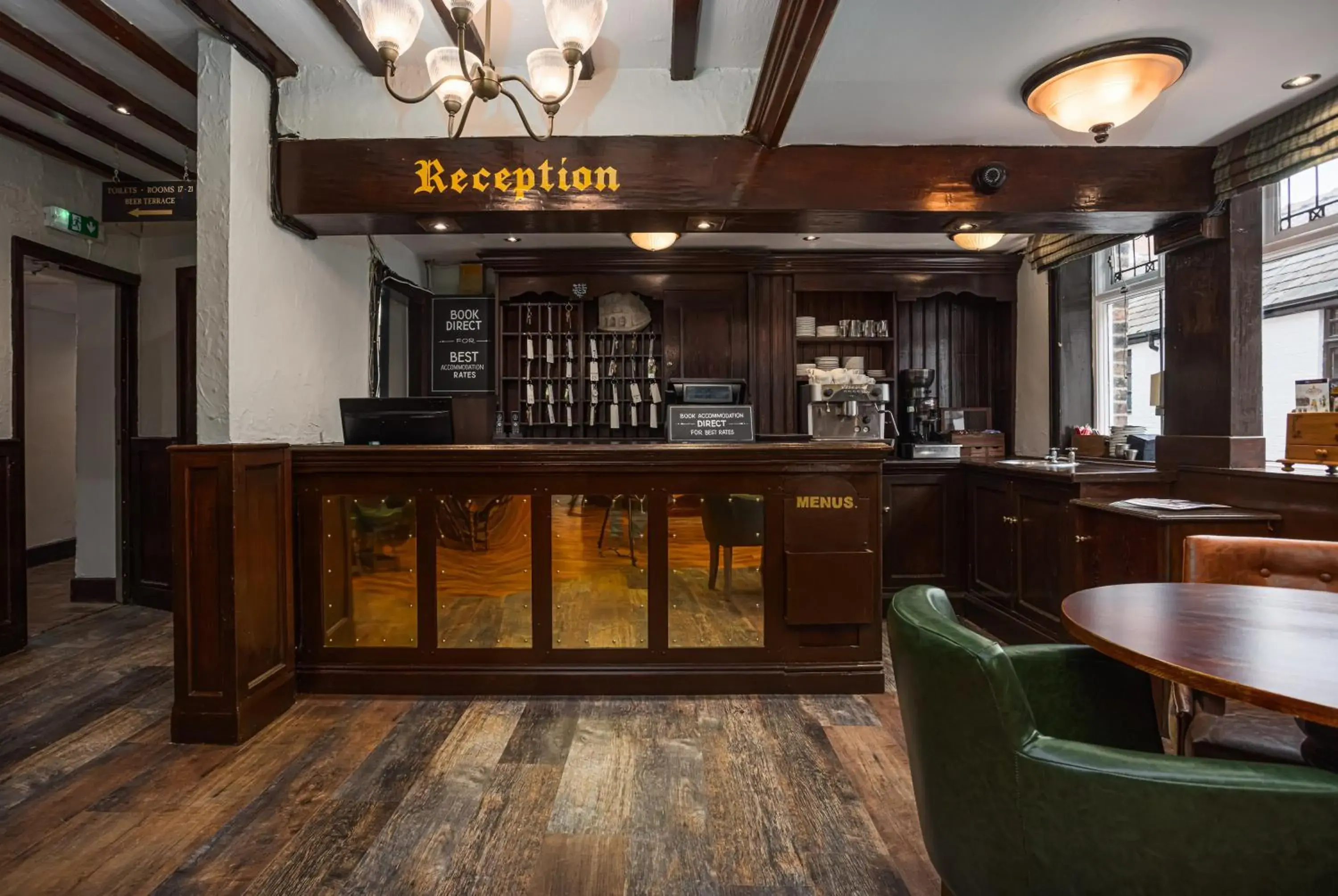 Lounge or bar in The Pied Bull Lounge or bar in The Pied Bull