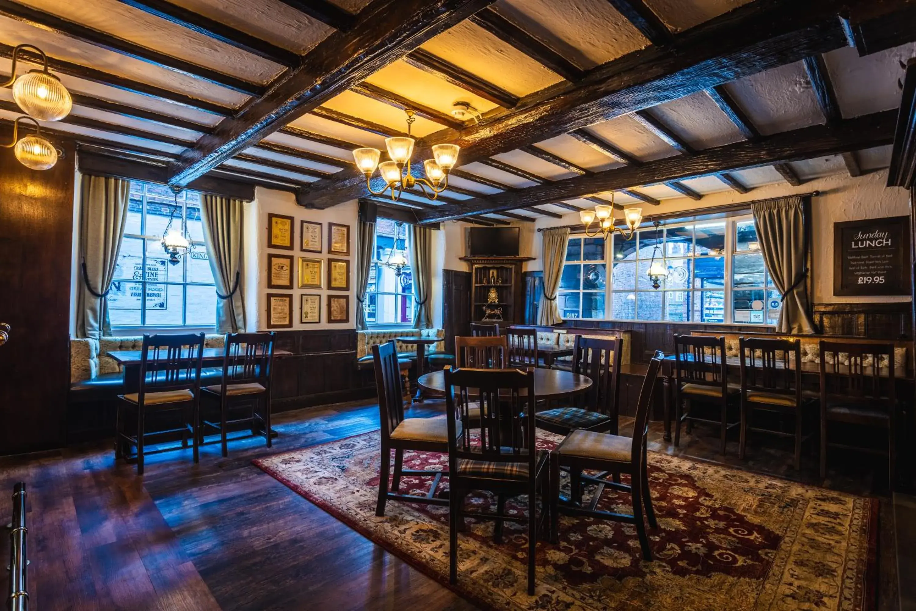 Lounge or bar in The Pied Bull Lounge or bar in The Pied Bull