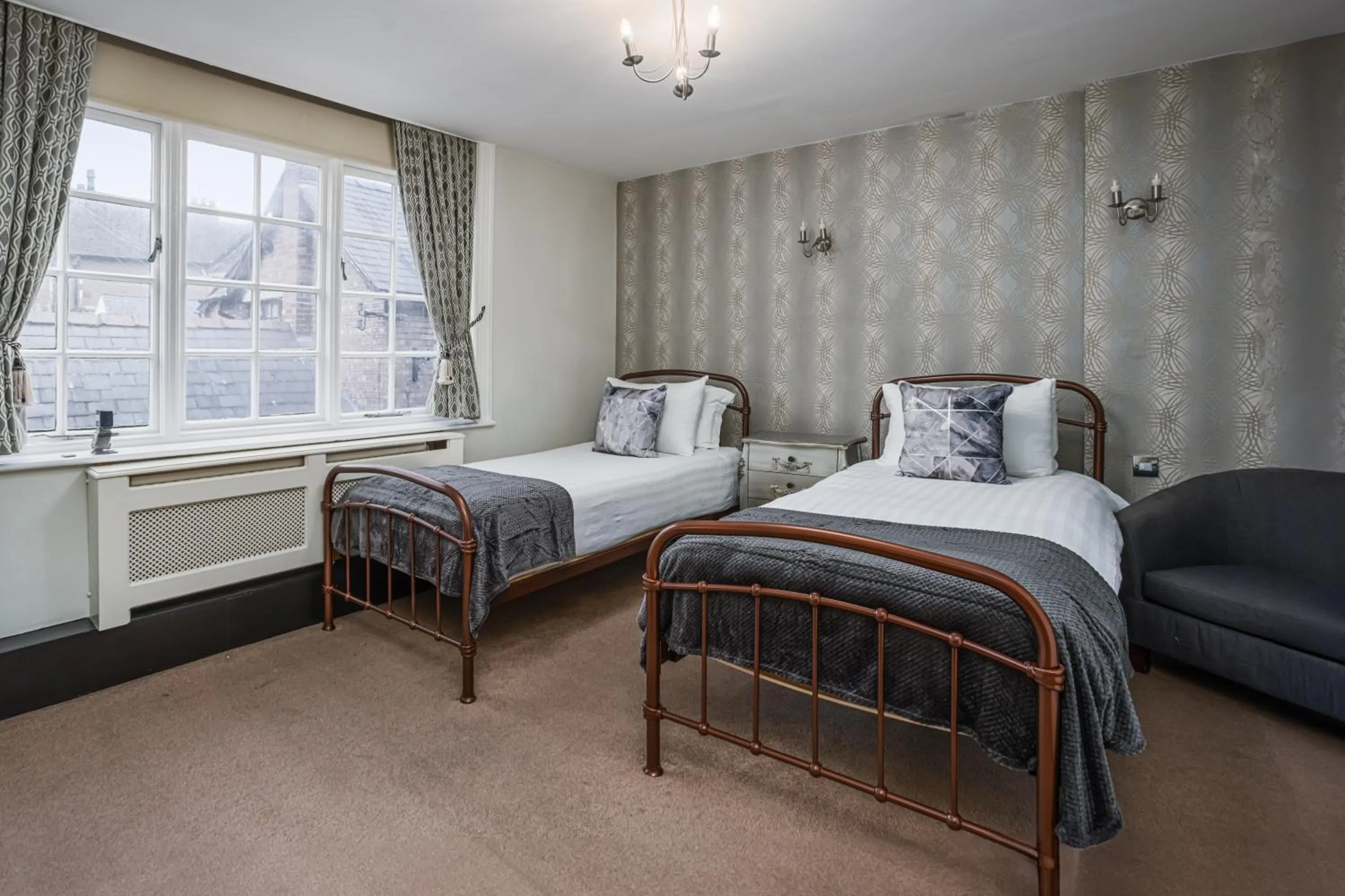 Bedroom, Bed in The Pied Bull