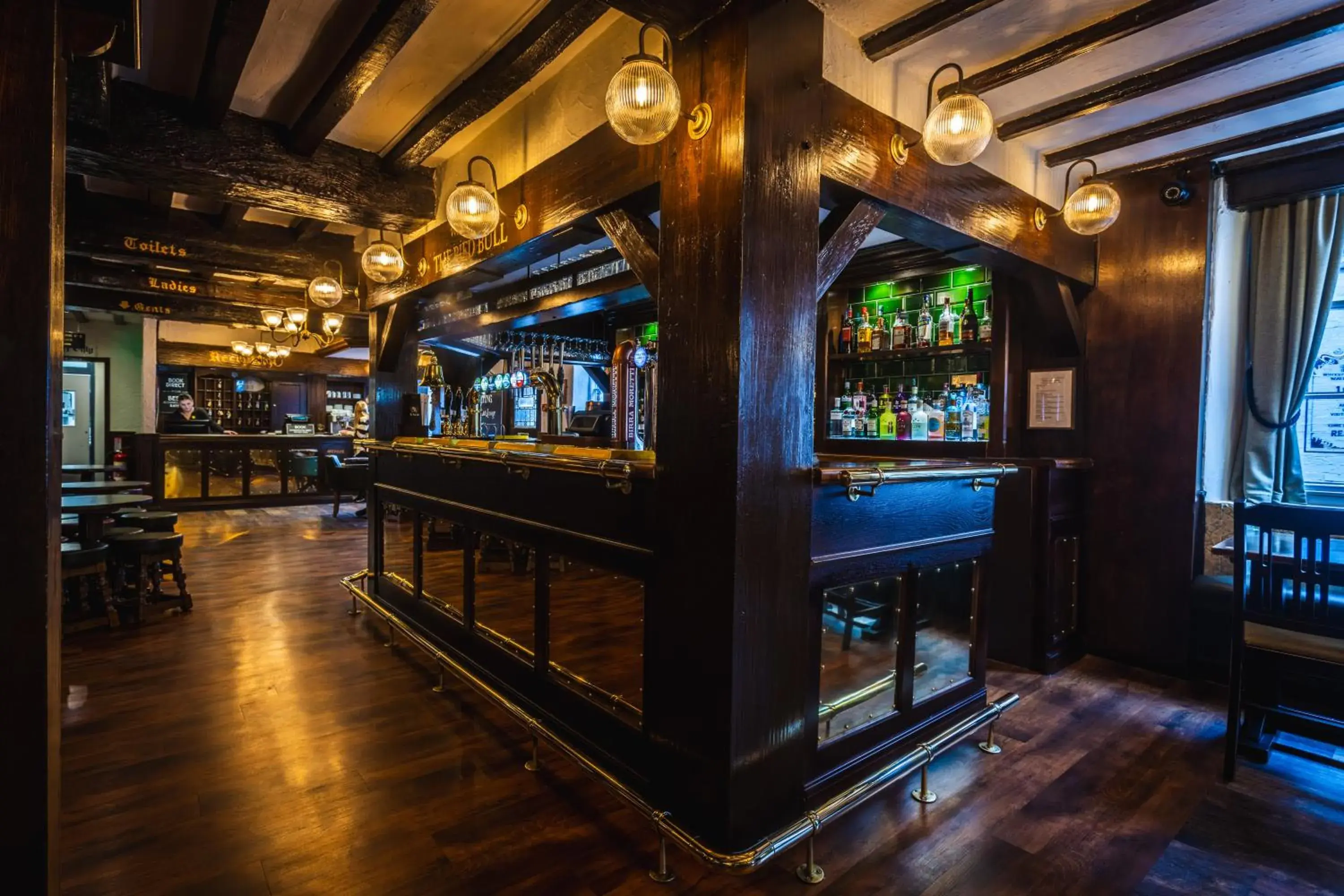 Lounge or bar in The Pied Bull Lounge or bar in The Pied Bull