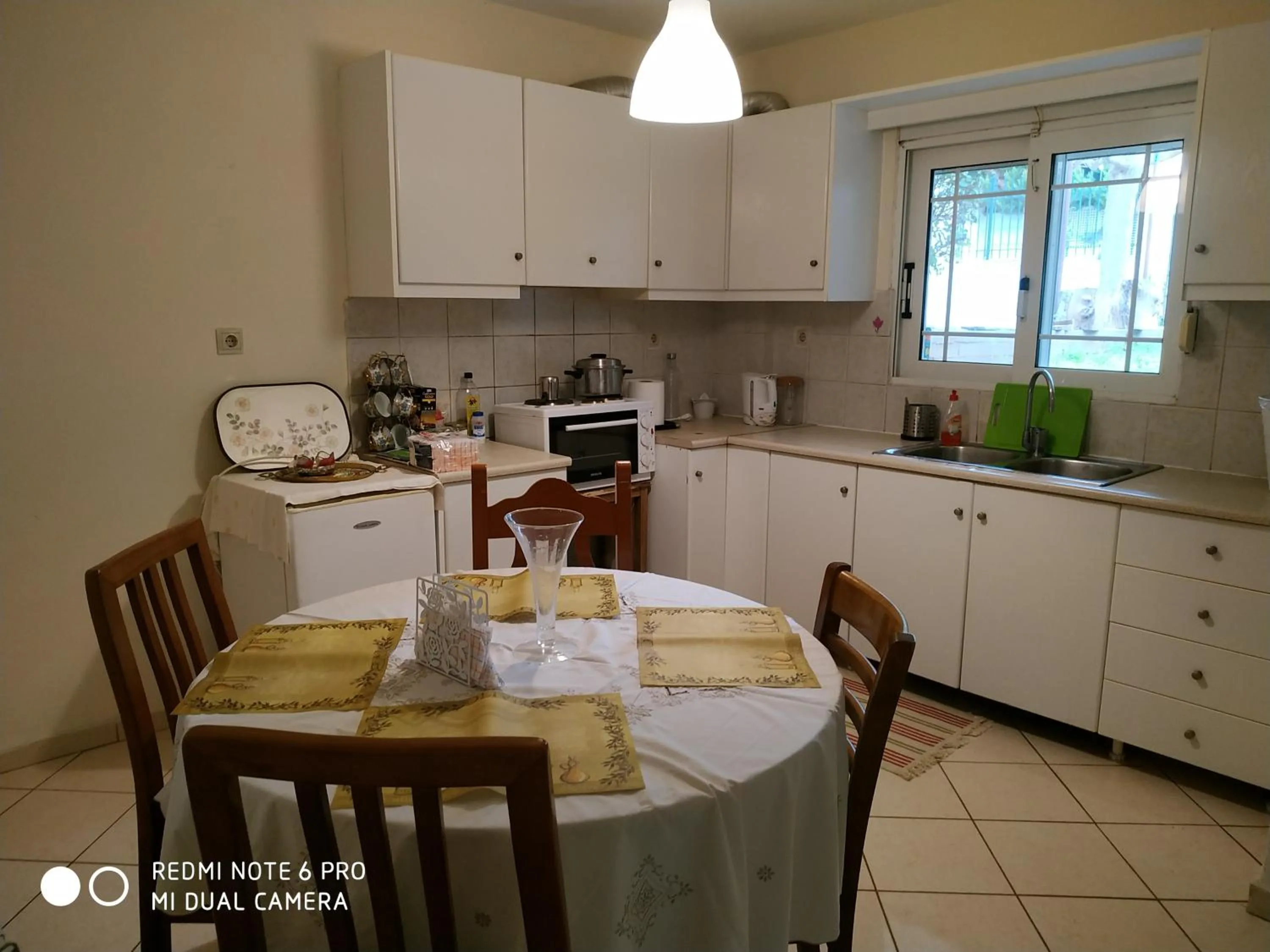 Kitchen or kitchenette in Stavros Apartments