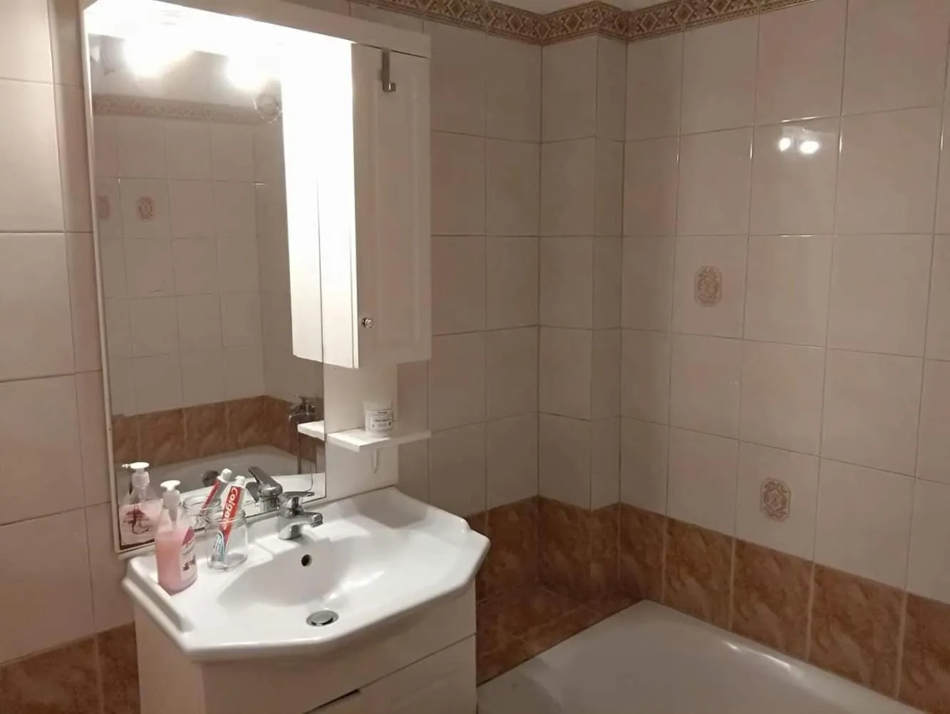 Bathroom in Stavros Apartments