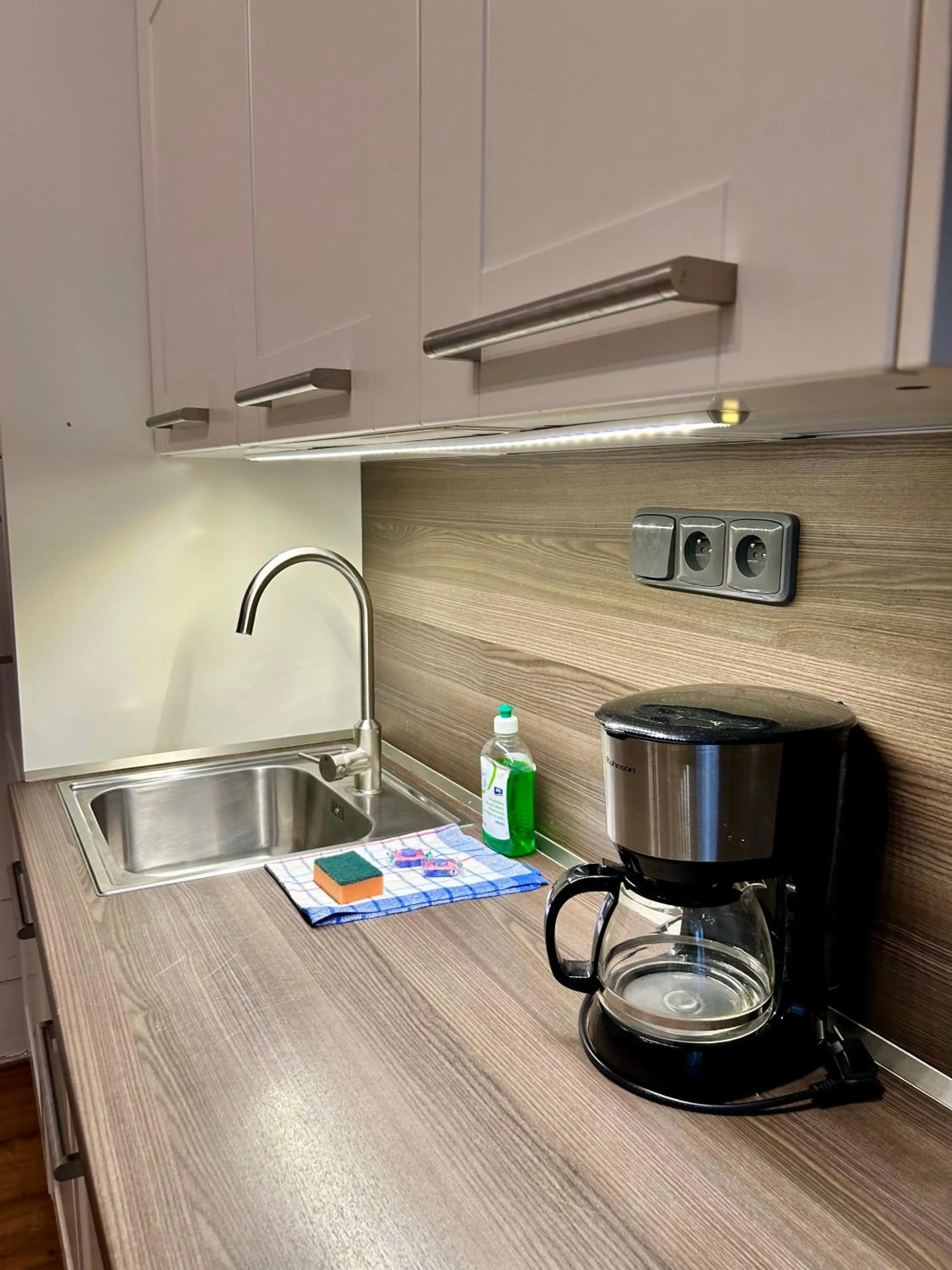 Kitchen or kitchenette in Prague Central Residence