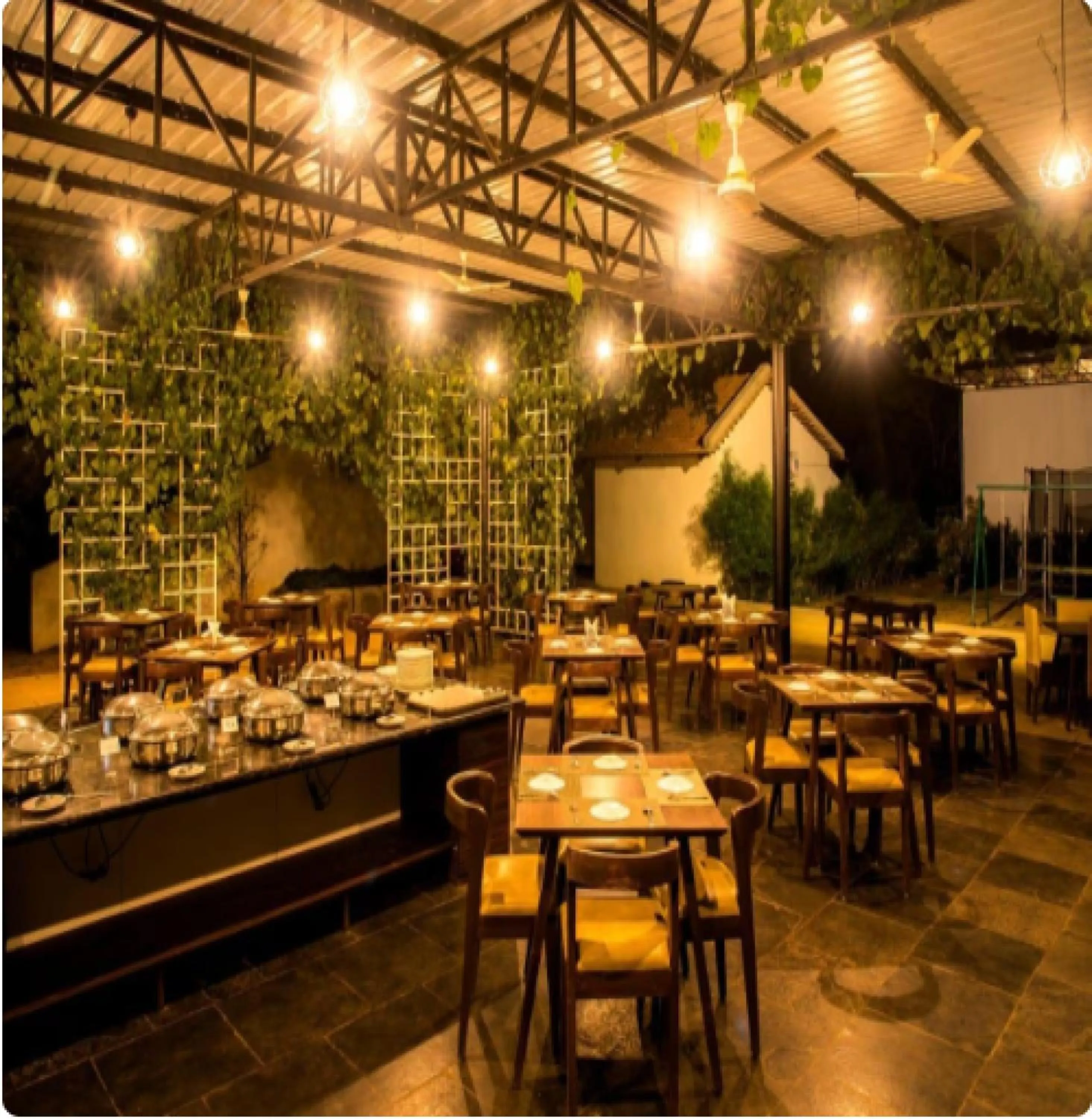 Breakfast in Starling River Resort Dandeli