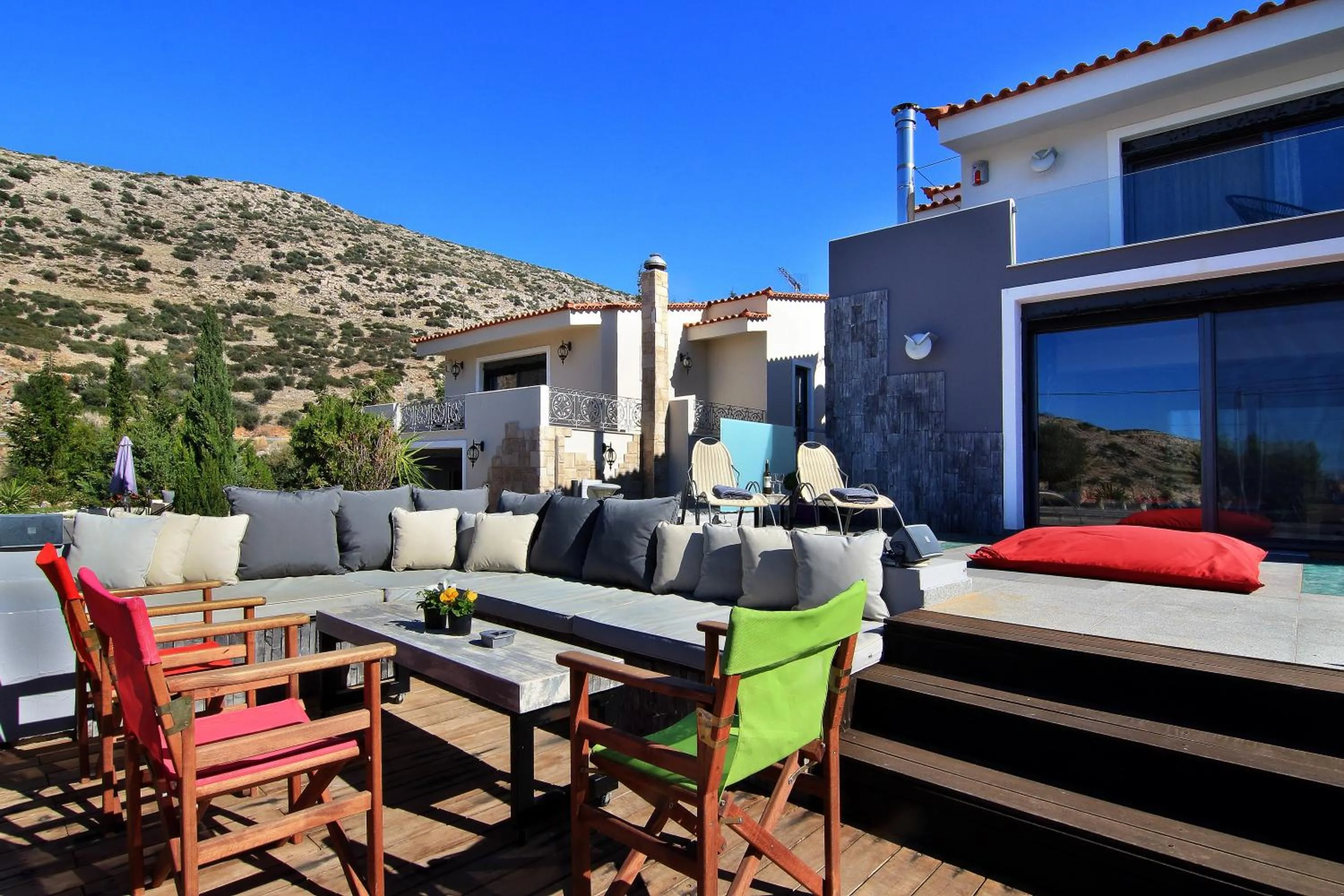 Patio in Adam & Eve Villas
