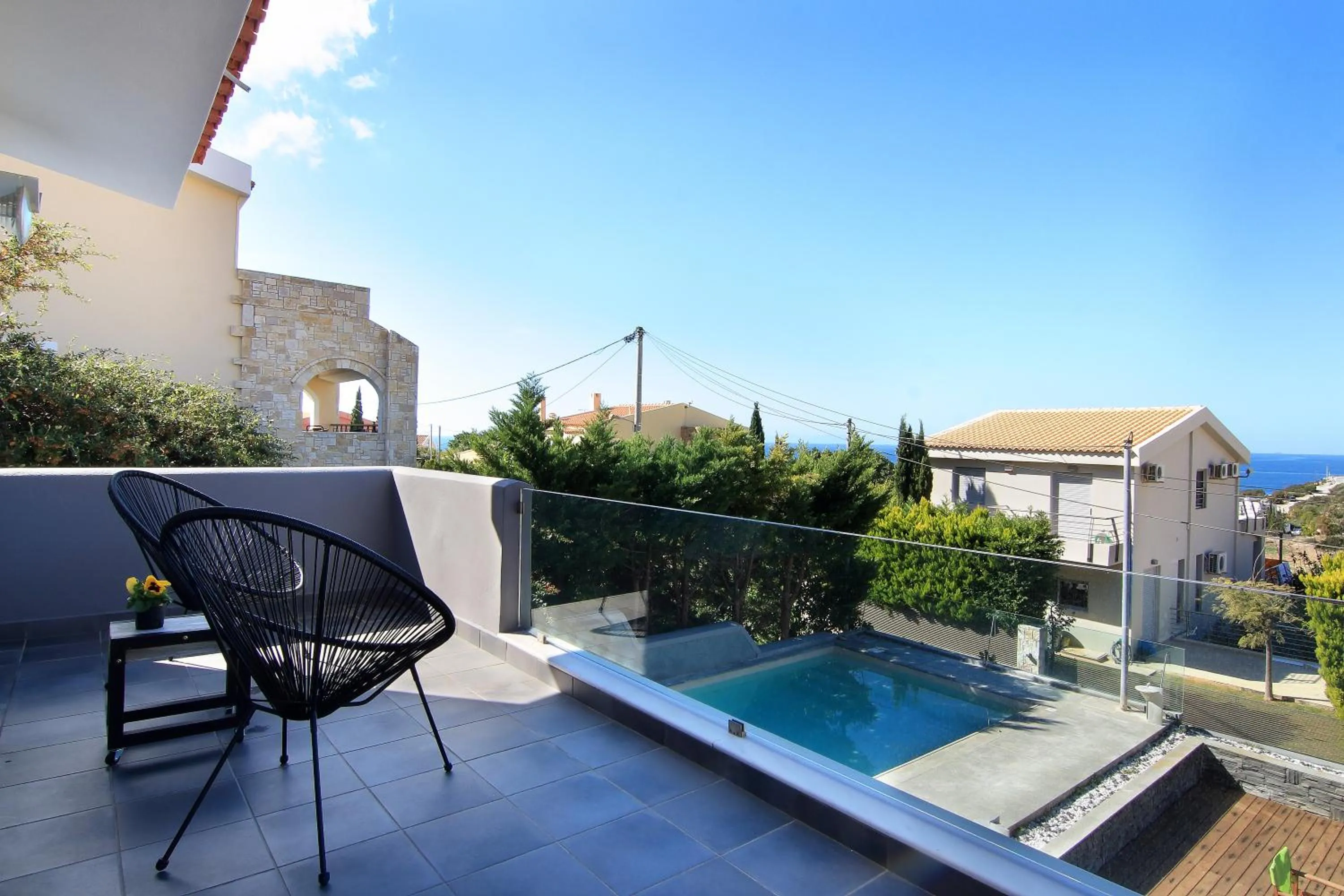 Patio in Adam & Eve Villas