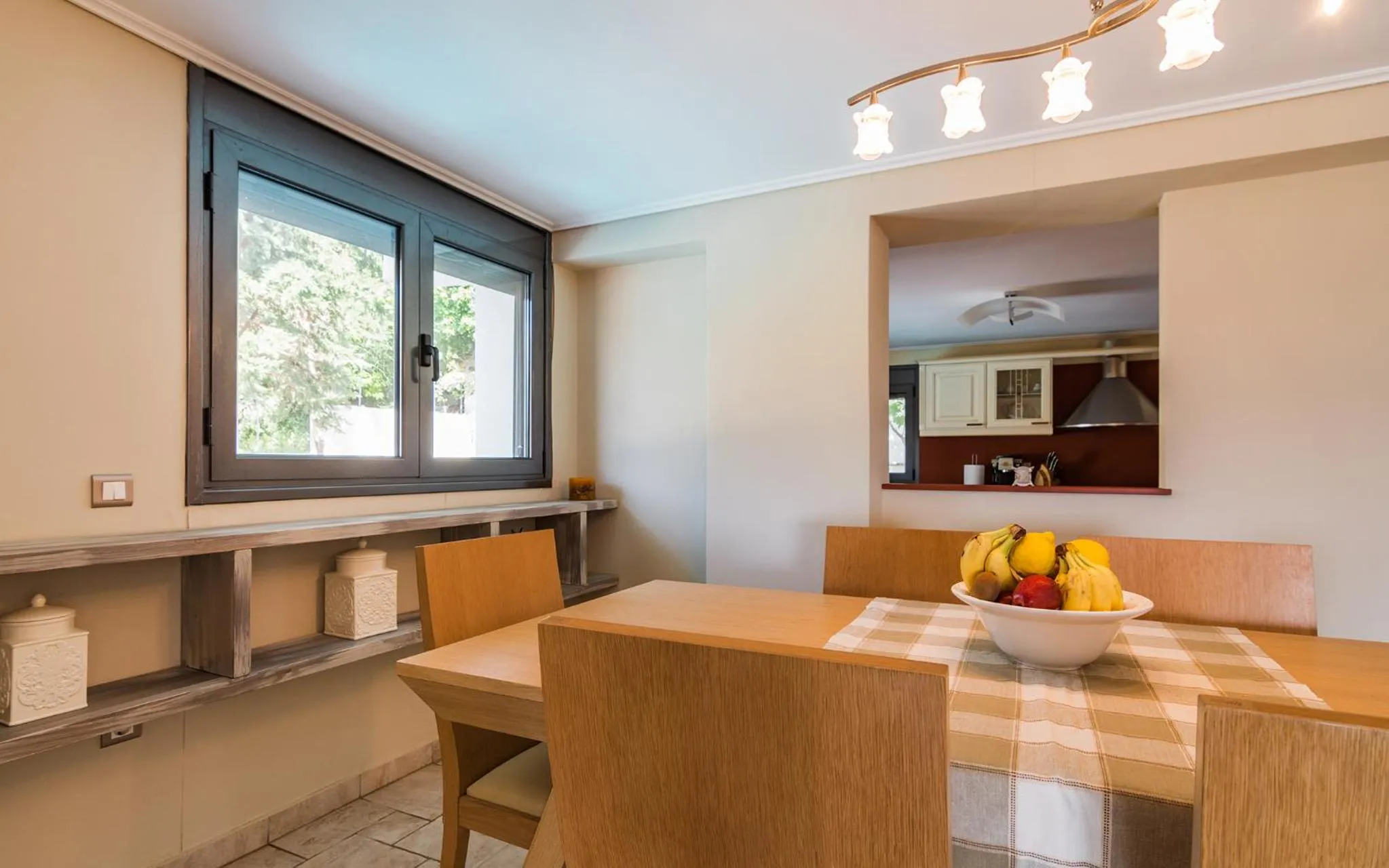 Seating area in Adam & Eve Villas