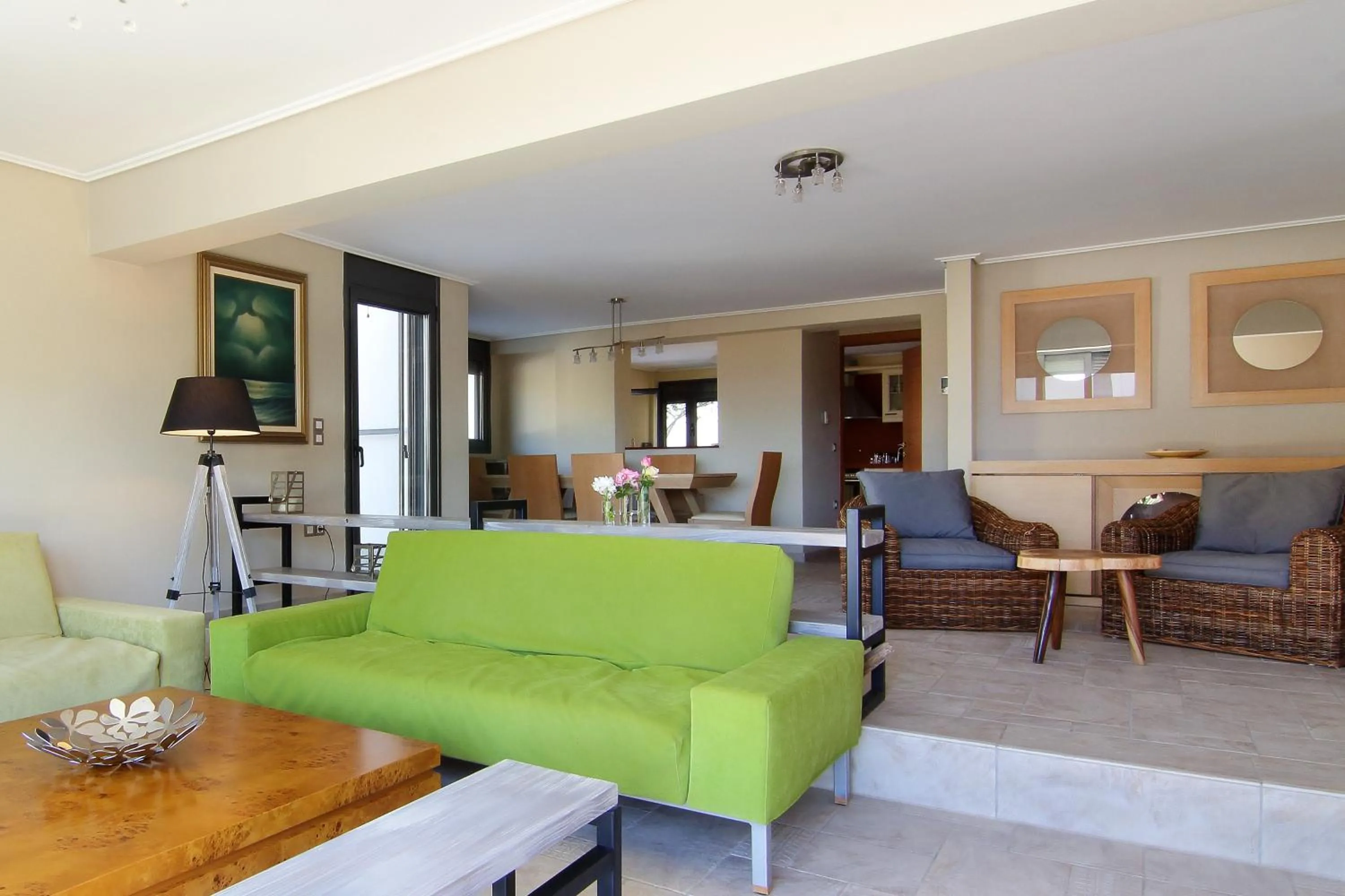 Living room in Adam & Eve Villas