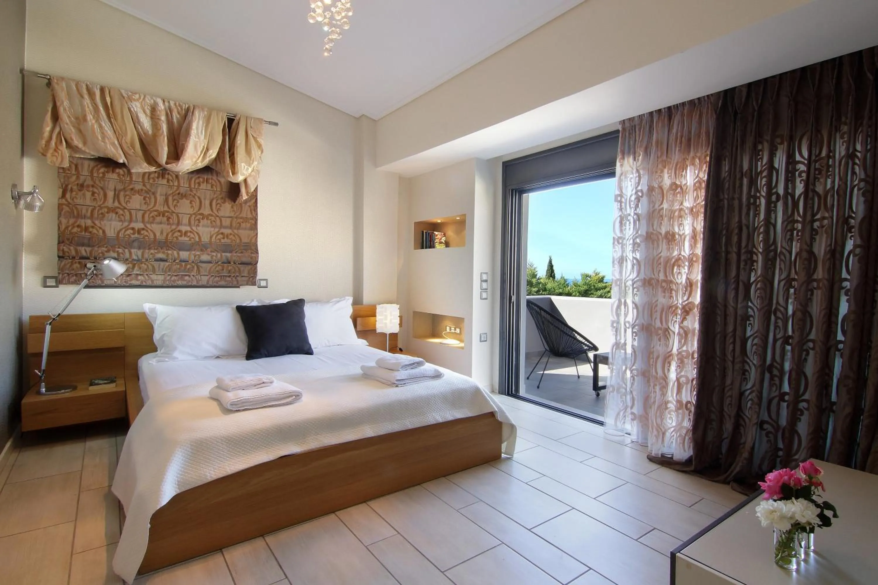 Bed in Adam & Eve Villas