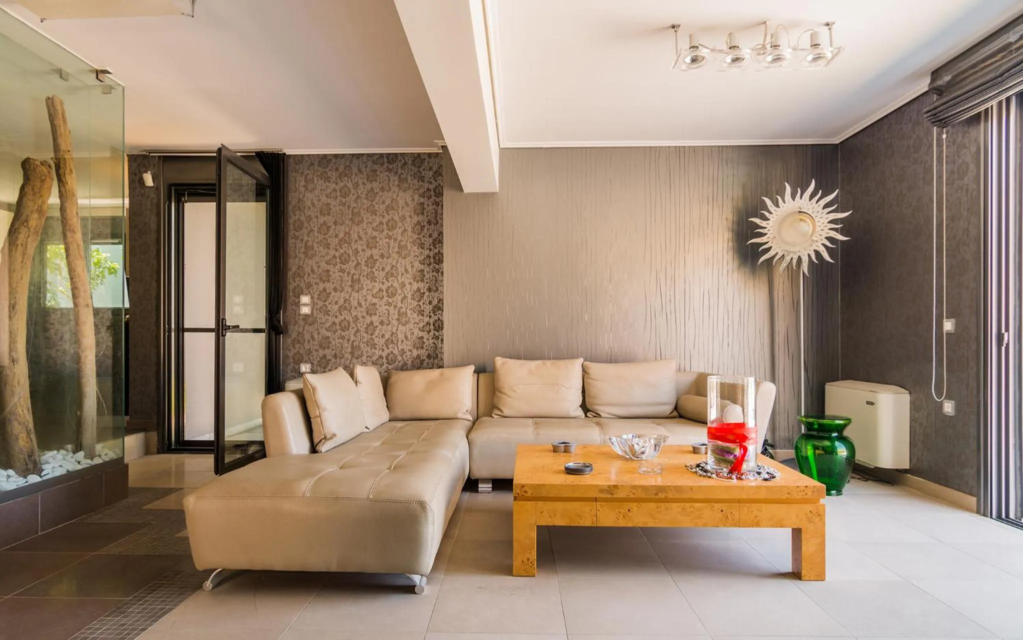 Living room in Adam & Eve Villas