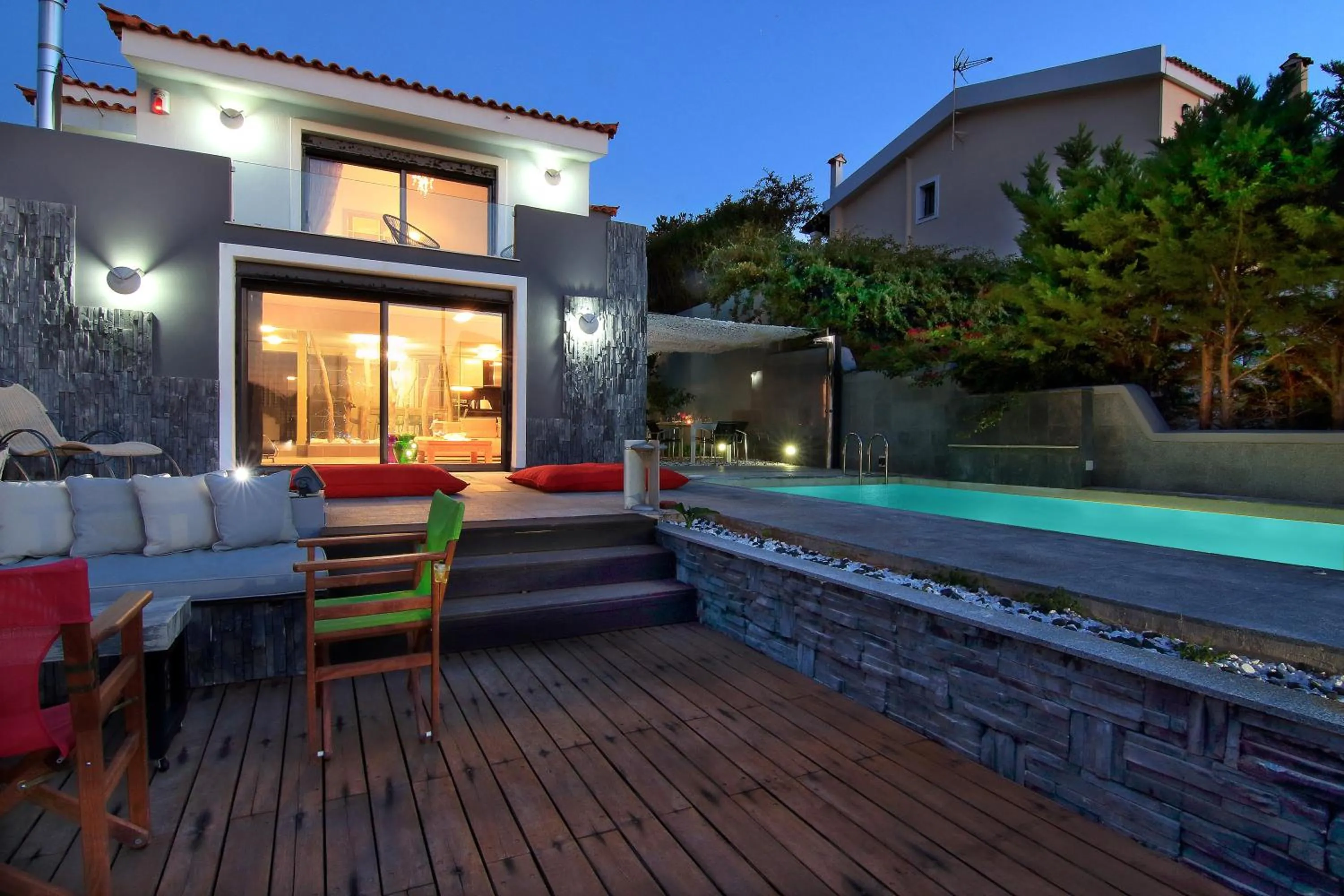 Patio in Adam & Eve Villas
