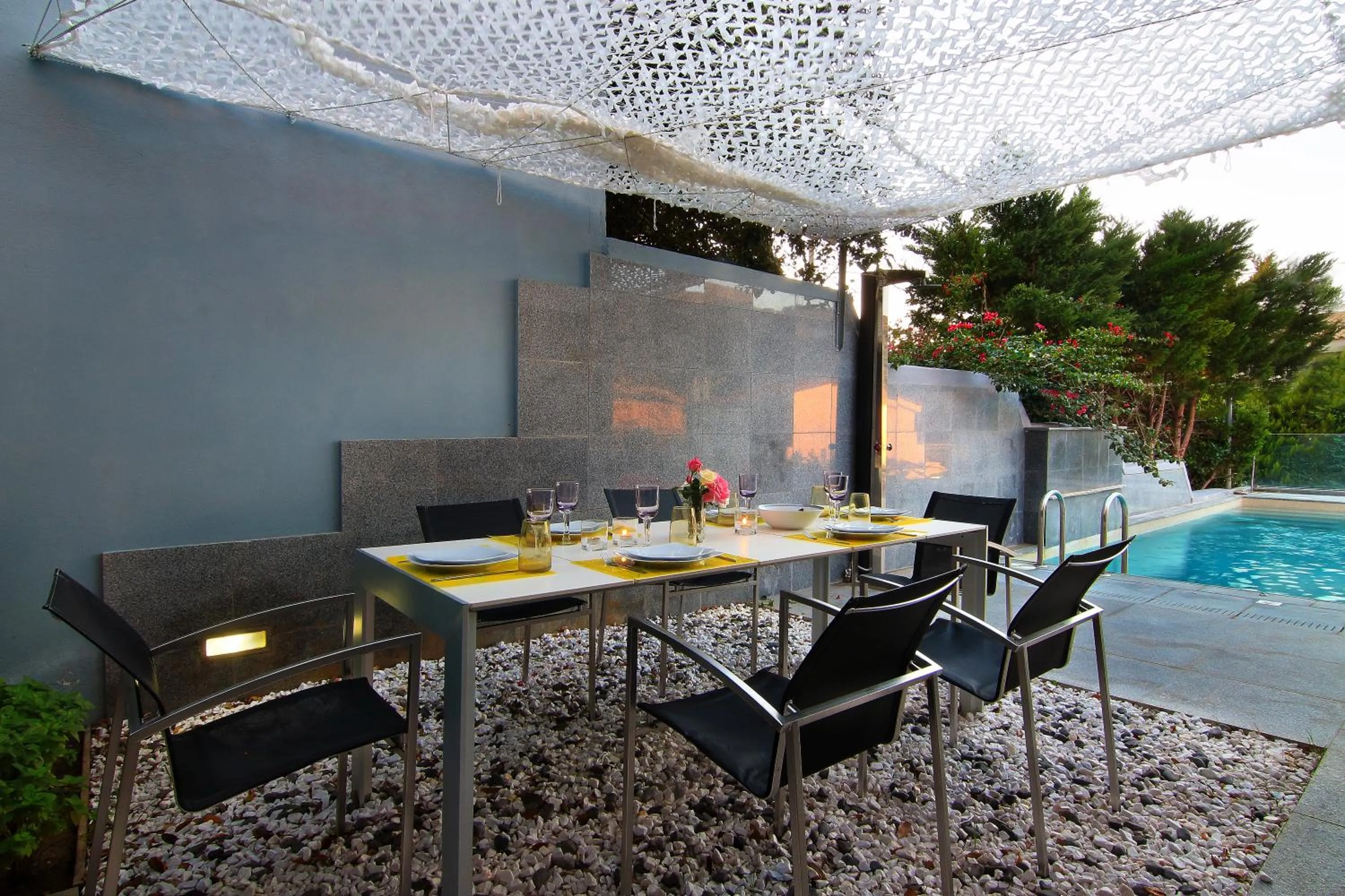 Patio in Adam & Eve Villas