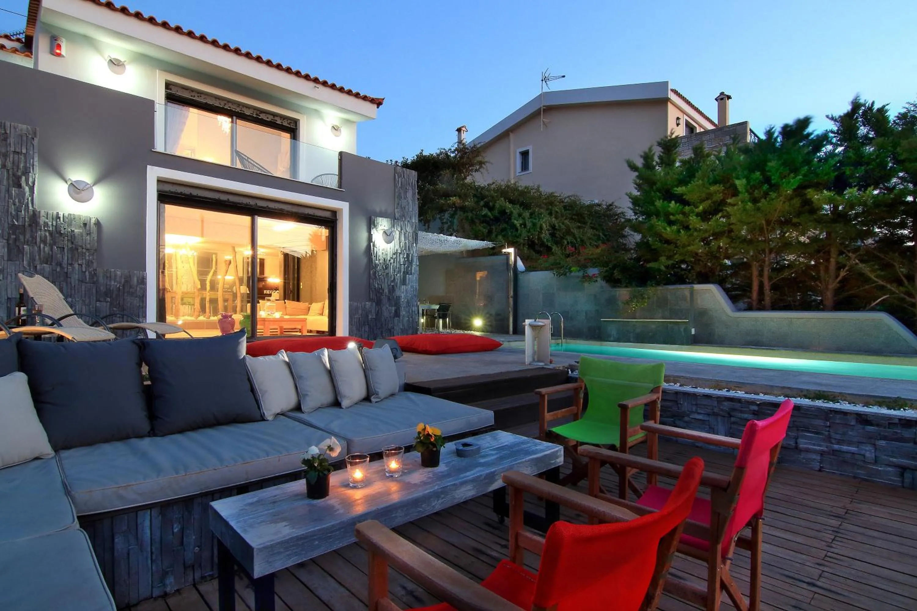 Patio in Adam & Eve Villas