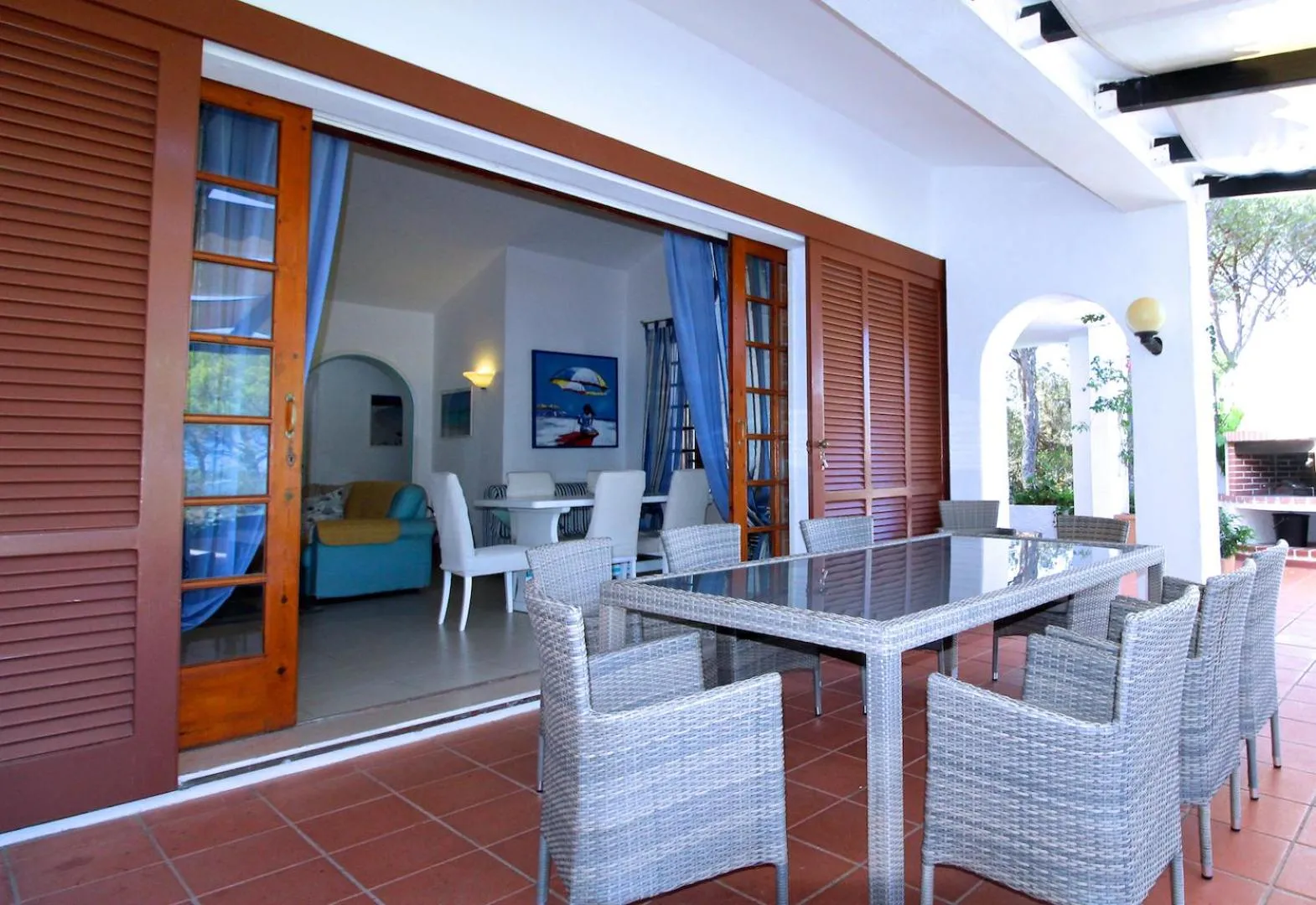 Balcony/Terrace in Villa Maddalena - Giardinelli