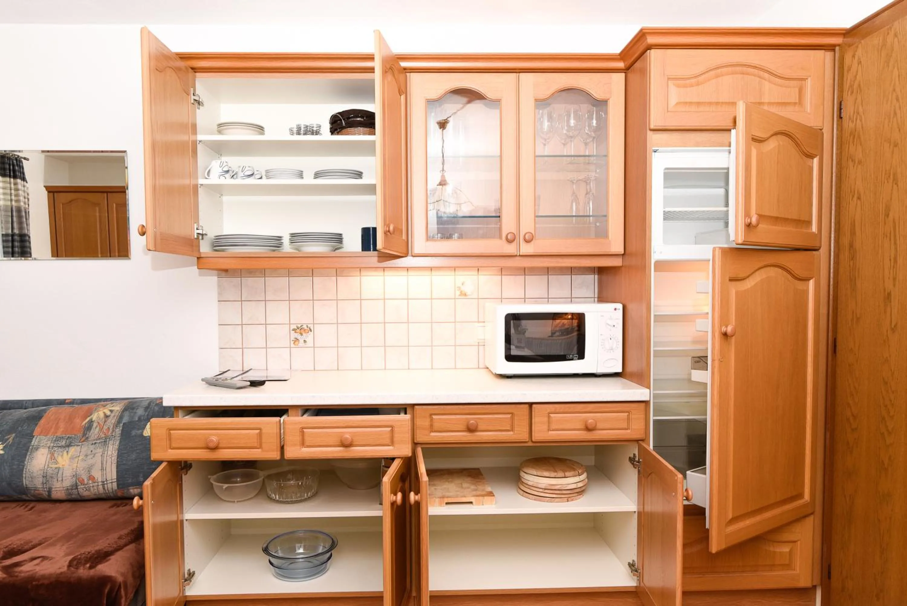 Kitchen or kitchenette in Appartement Haus Moser