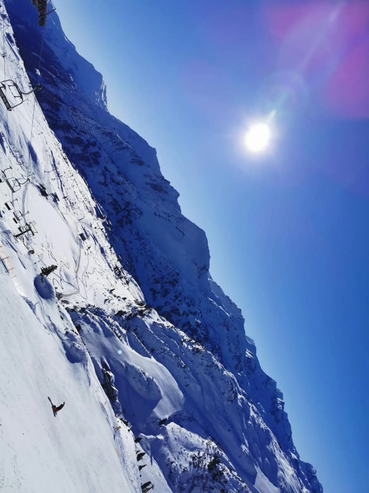 Skiing in Appartement Haus Moser