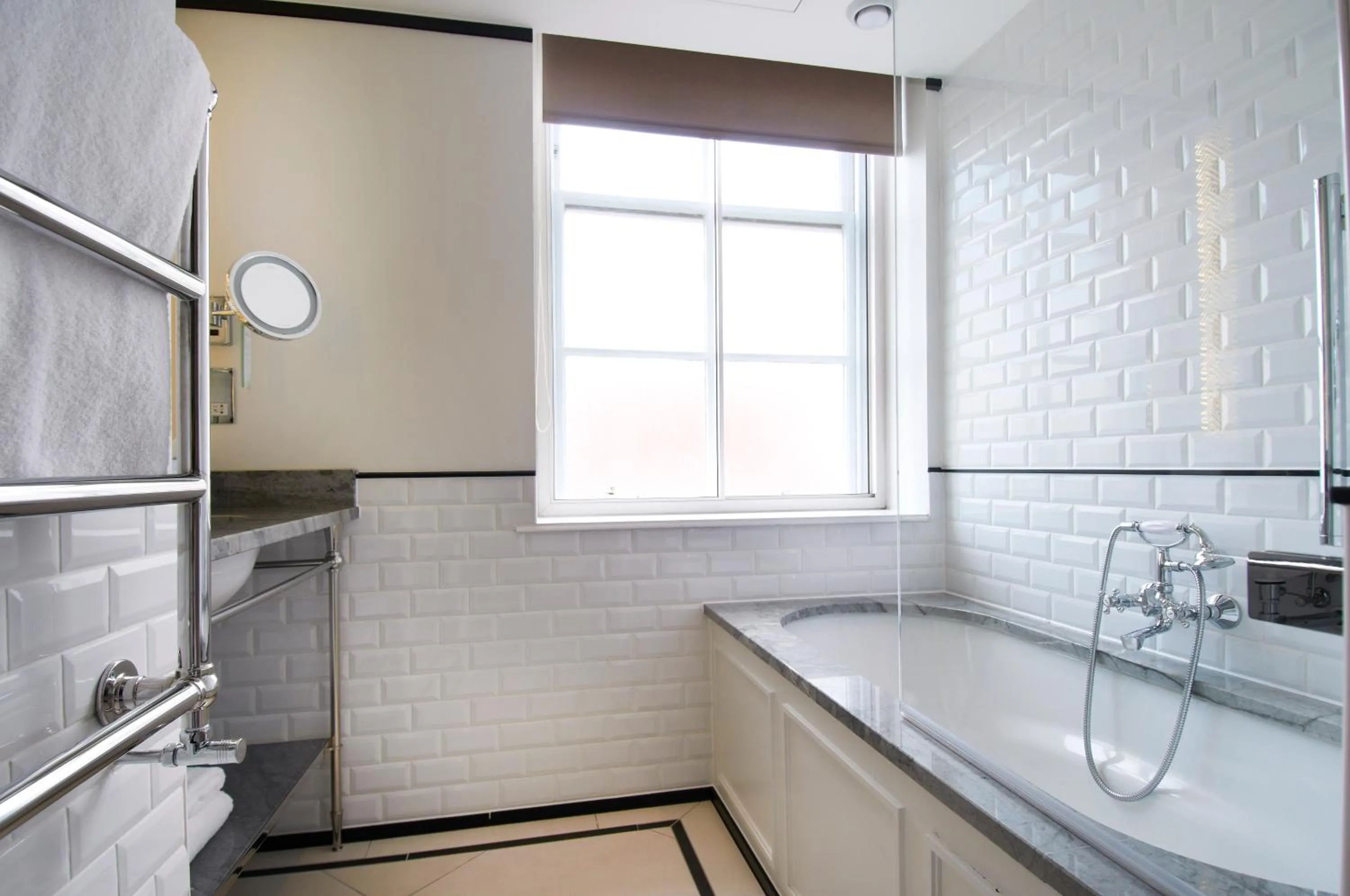 Bathroom in The Waldorf Hilton