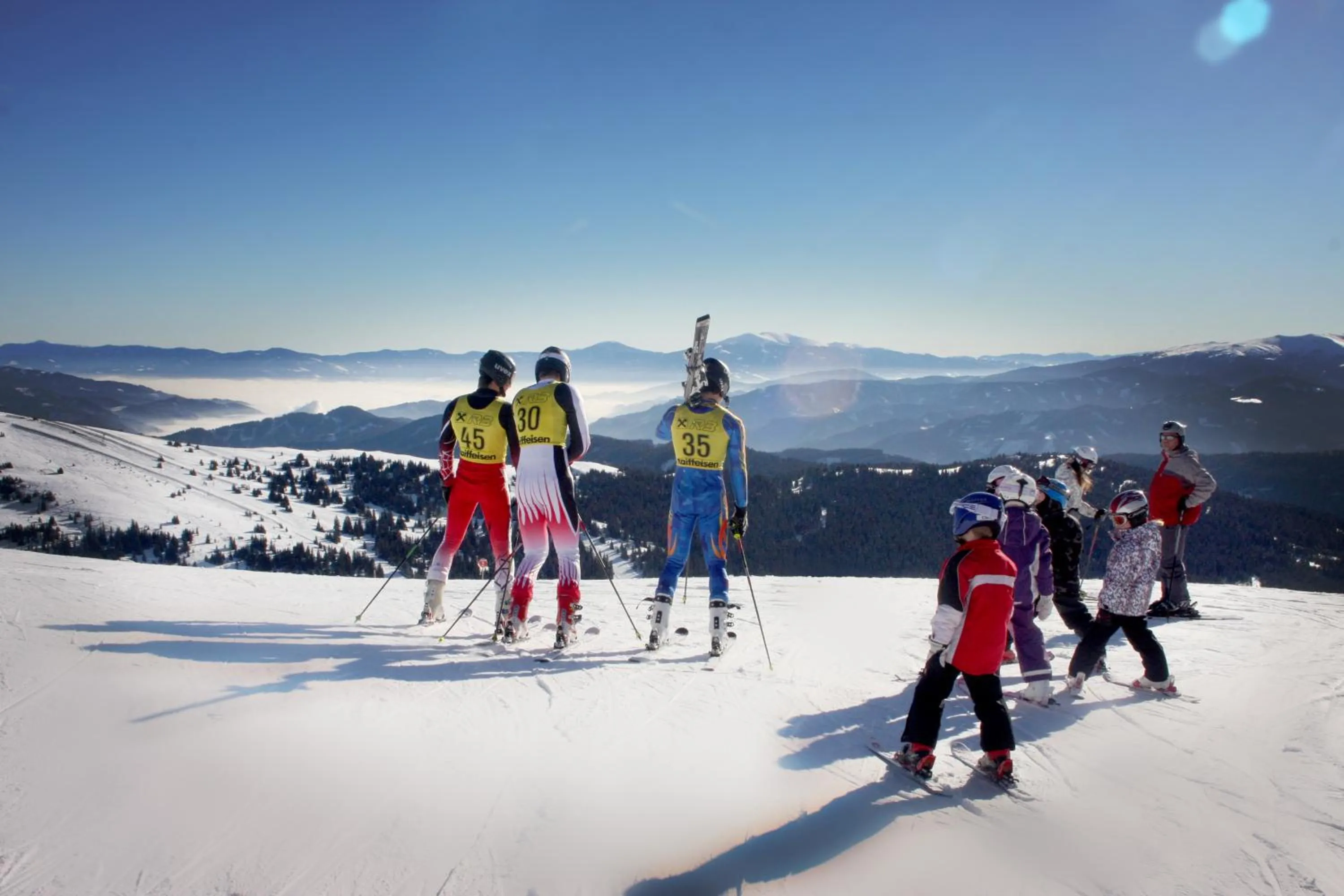 Skiing in Der Graggober