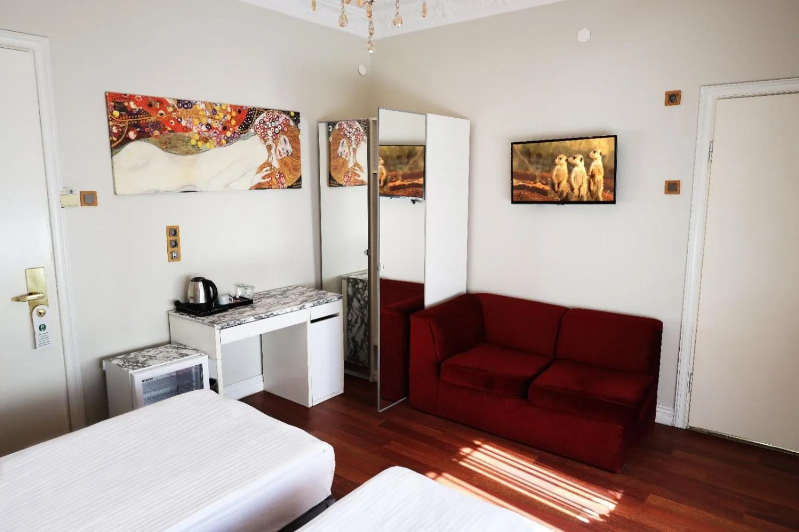 Coffee/tea facilities, Bed in Bakirkoy Tashan Business & Airport Hotel