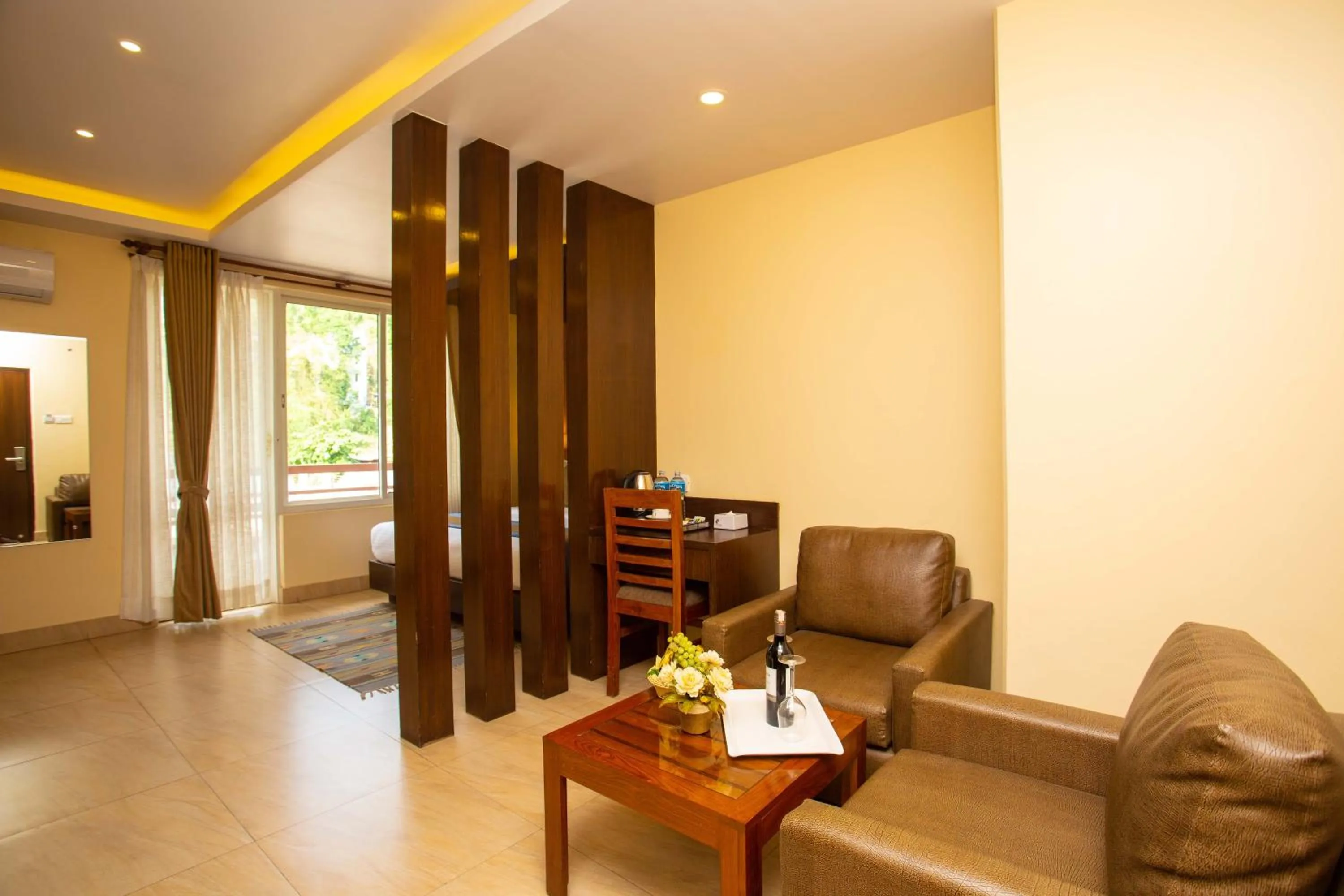 Seating area in Hotel Lake Paradise